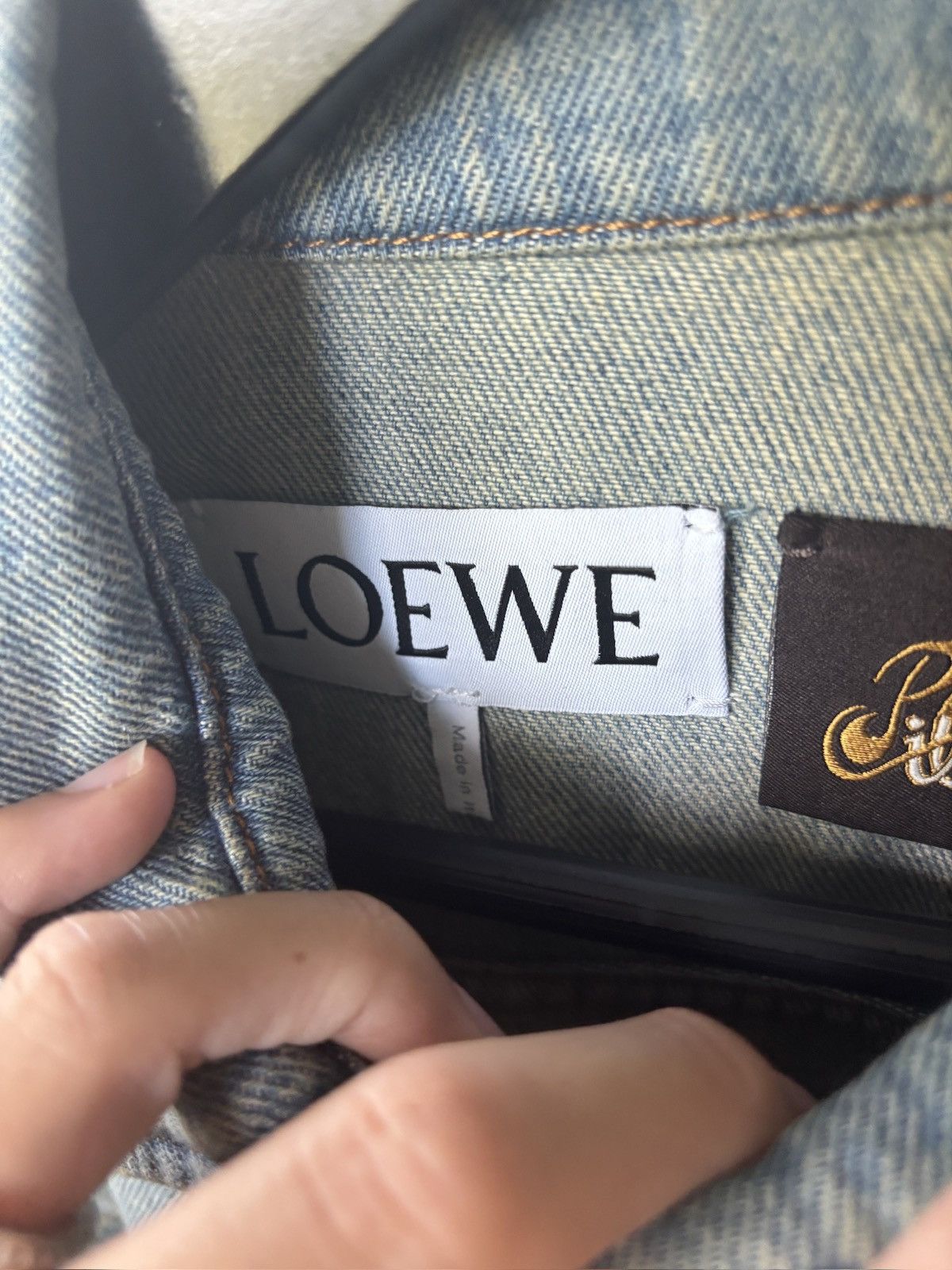Loewe 🏄🏼‍♂️ LOEWE BLUE DENIM SURF WAVE SHIRT Size US XL / EU 56 / 4 - 12 Thumbnail