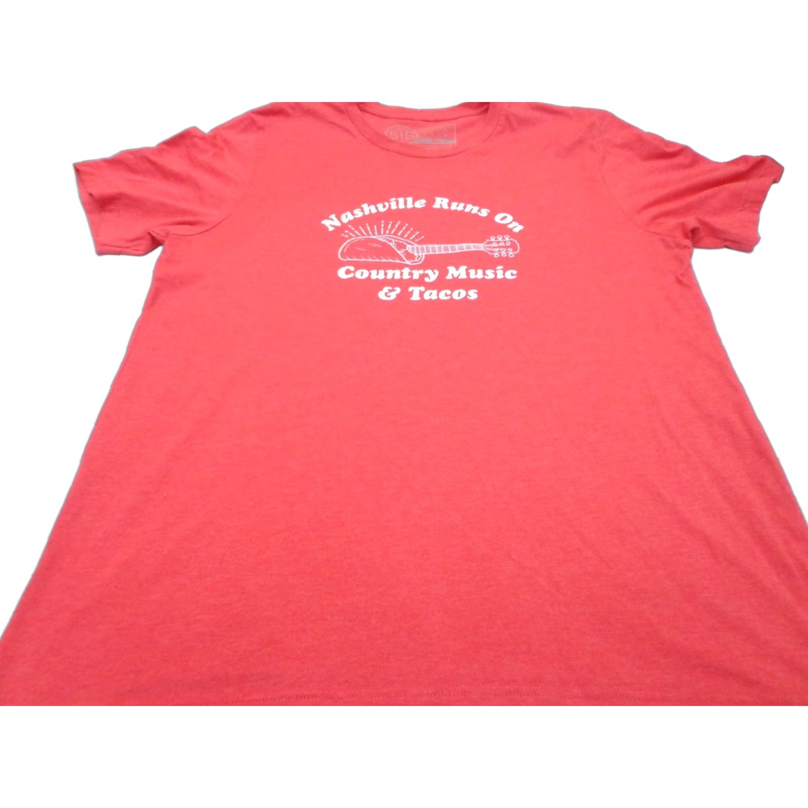 Y/Project PROJECT 615 Nashville Runs on Country Music & Tacos Red T-shirt XL Men Short Sleeve Heather? Size US XL / EU 56 / 4 - 1 Thumbnail