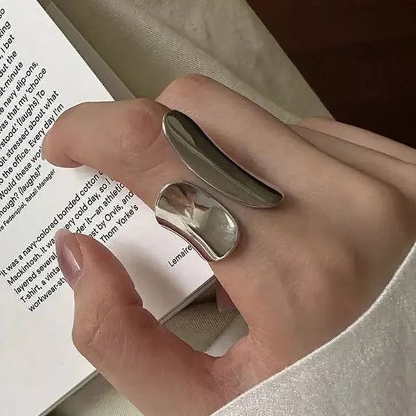 Japanese Brand × Vintage Women's cool wide ring Size ONE SIZE - 3 Thumbnail