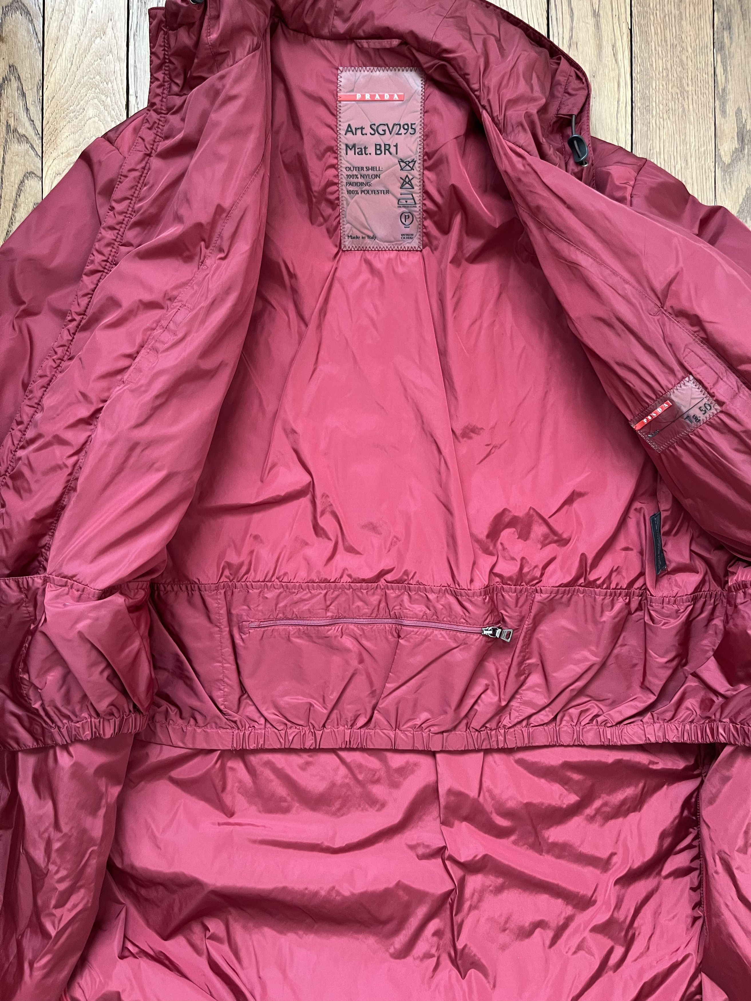 Prada Prada mens nylon padded coat Art. SGV295 Size US M / EU 48-50 / 2 - 6 Thumbnail