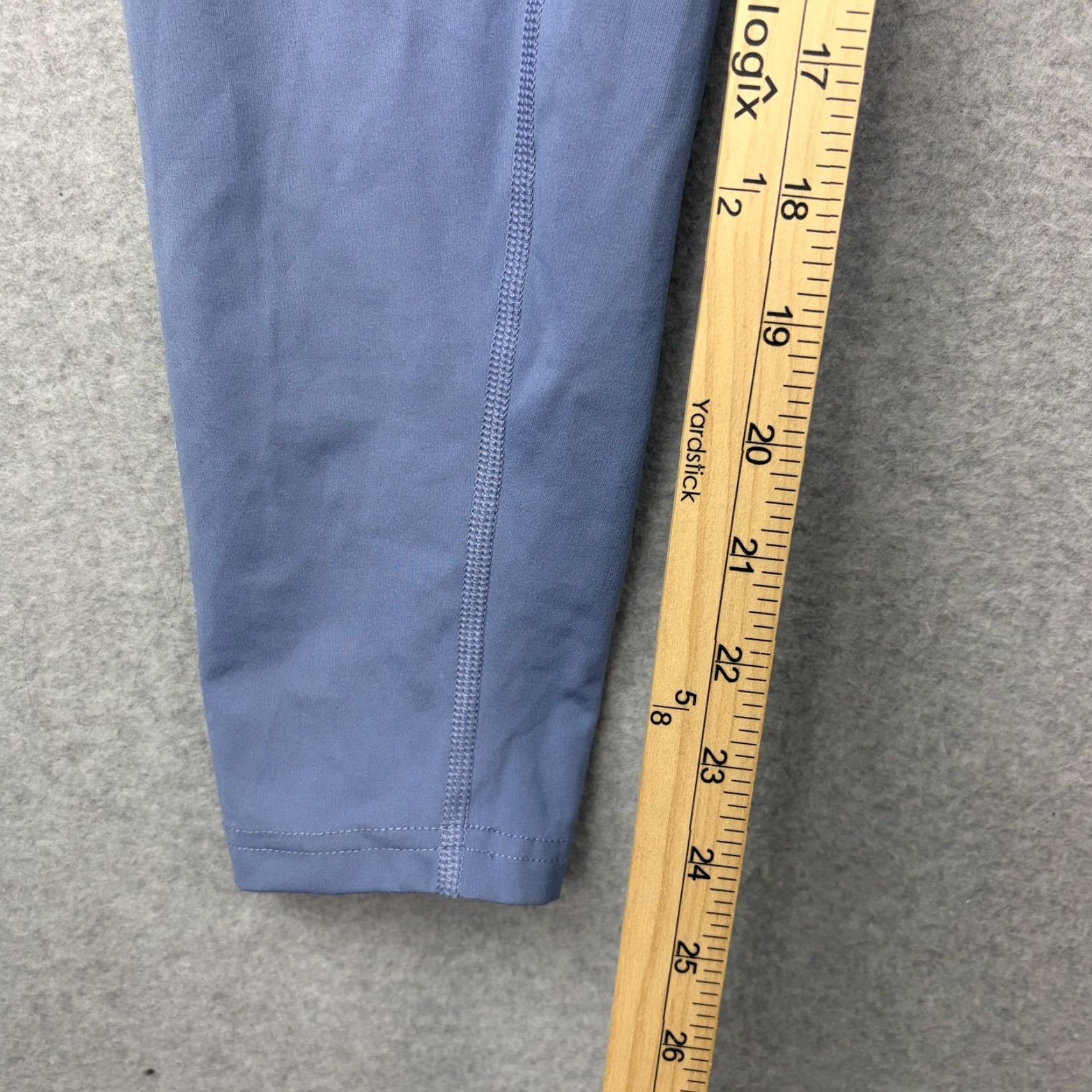 Burton Burton Leggings Womens Small Blue High Rise Pocket Ankle Yoga Pants Activewear Size 28" / US 6 / IT 42 - 3 Thumbnail