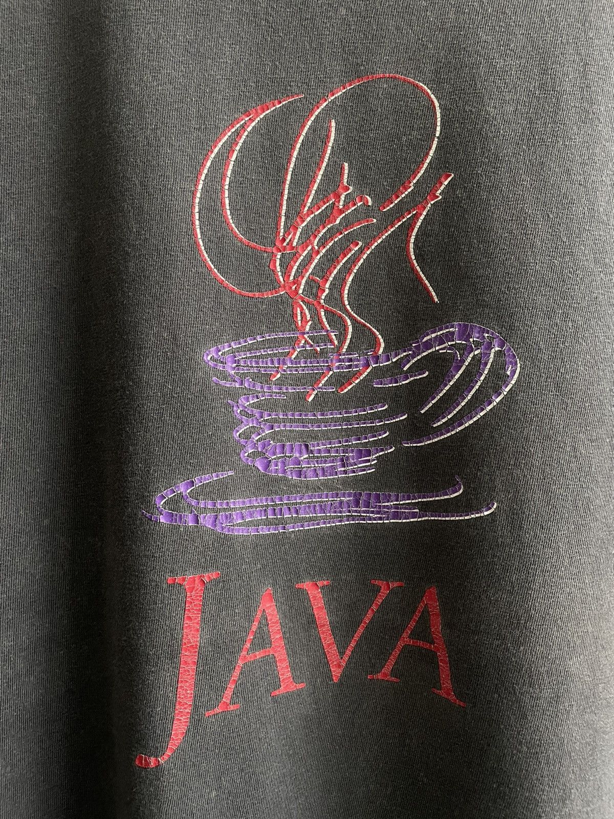 Vintage 1900's - Thrashed Java Sun Microsystems Promo Shirts Size US L / EU 52-54 / 3 - 7 Thumbnail