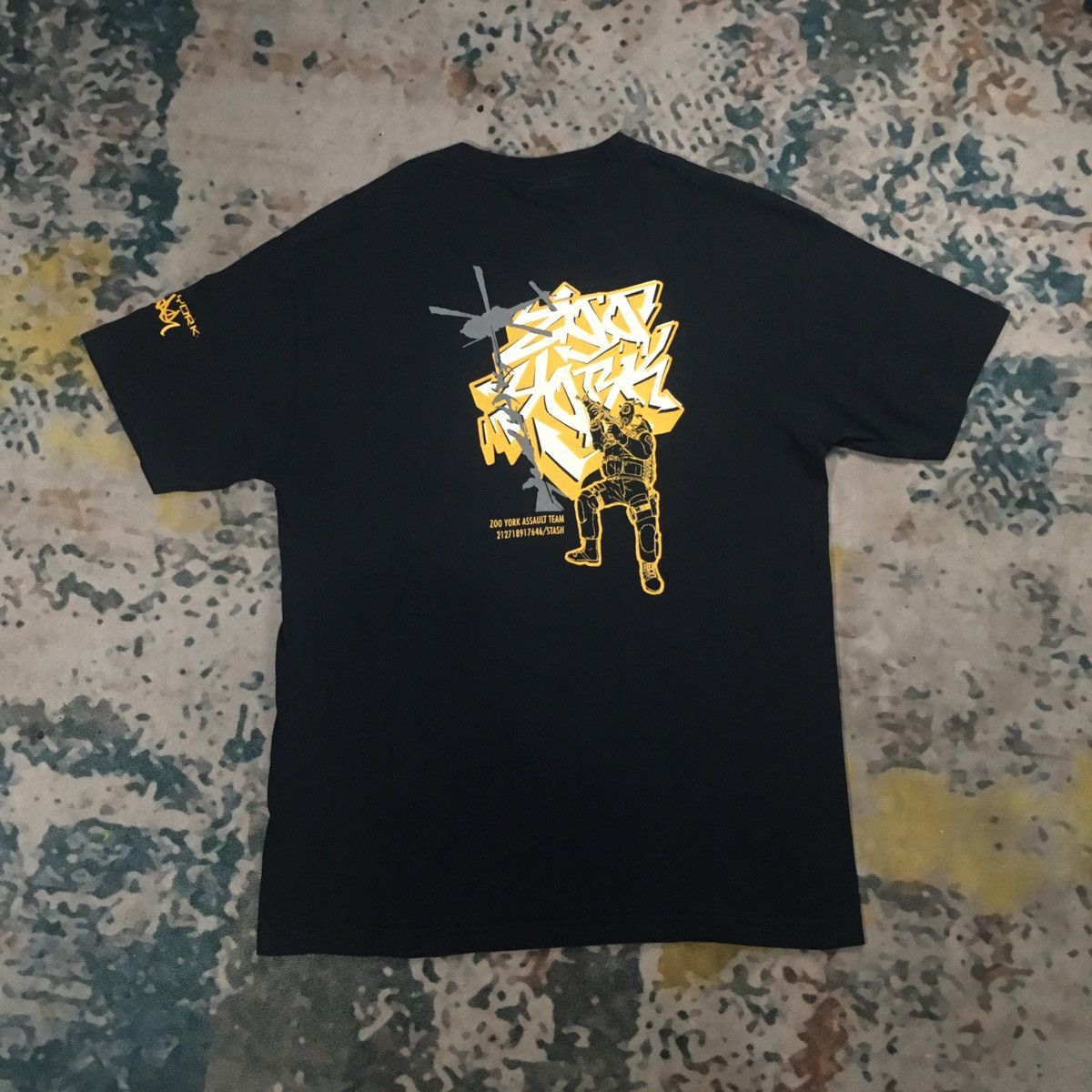 Recon × Vintage × Zoo York Vintage Zooyork x Stash Project Tshirt RARE!!! Size US M / EU 48-50 / 2 - 2 Thumbnail