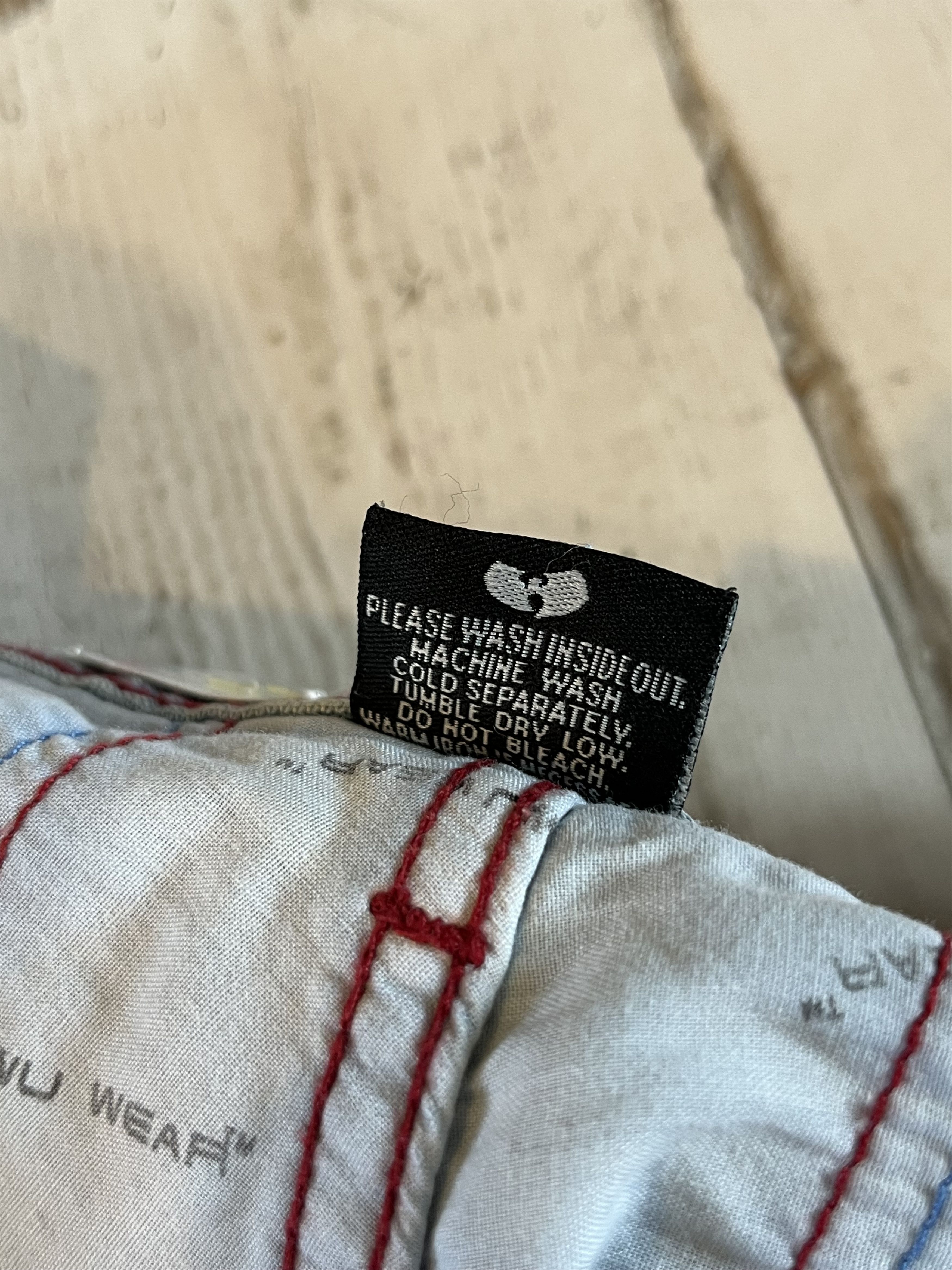 Vintage × Wu-Tang Clan DSWT Vintage 90s Wu-Wear Baggy Denim Jeans Size US 38 / EU 54 - 16 Thumbnail