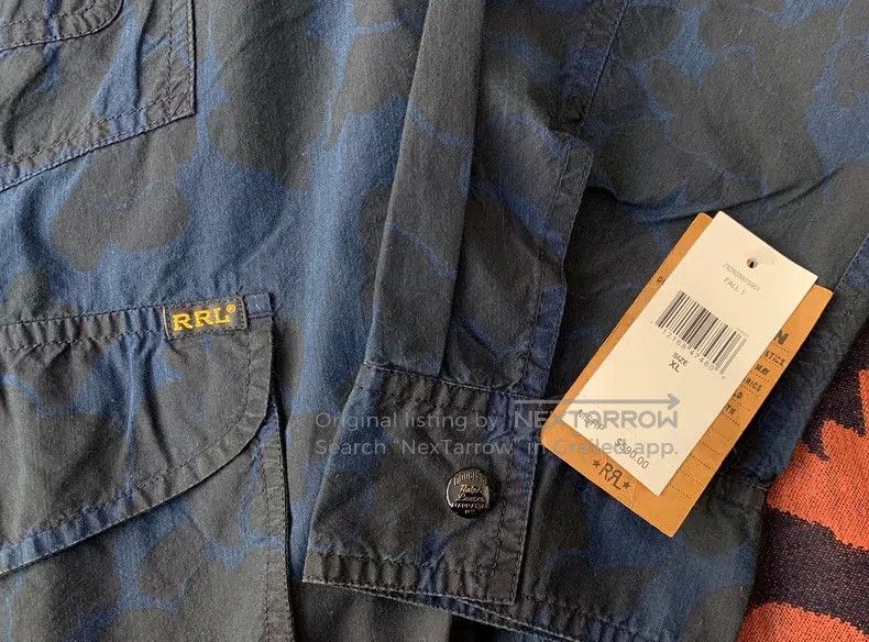 RRL Ralph Lauren RRL Ralph Lauren Indigo camouflage jacket Size US XL / EU 56 / 4 - 6 Thumbnail