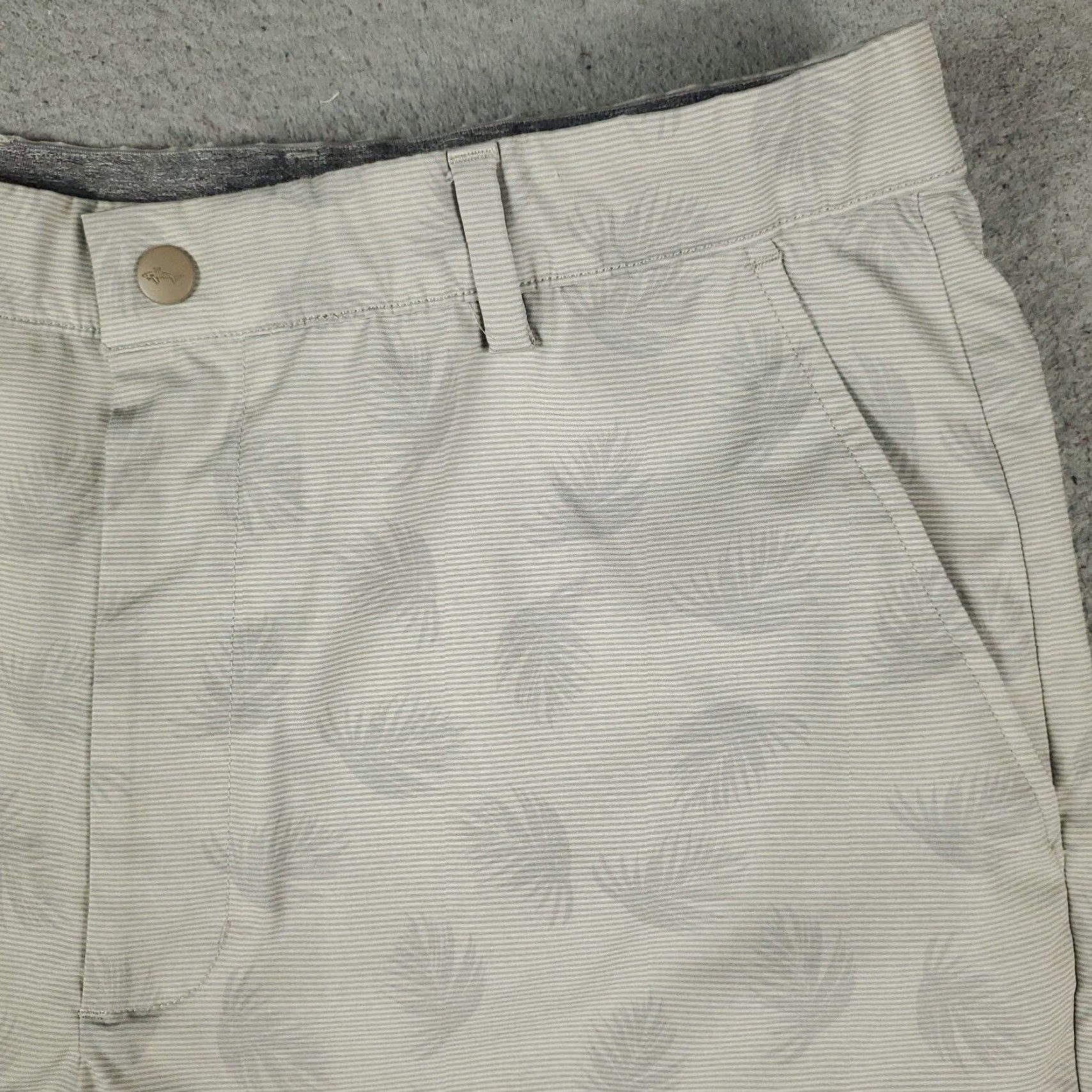 Vintage Greg Norman Shorts Mens Size 34 Gray Golf Casual Flat Front Chino Size US 34 / EU 50 - 3 Thumbnail