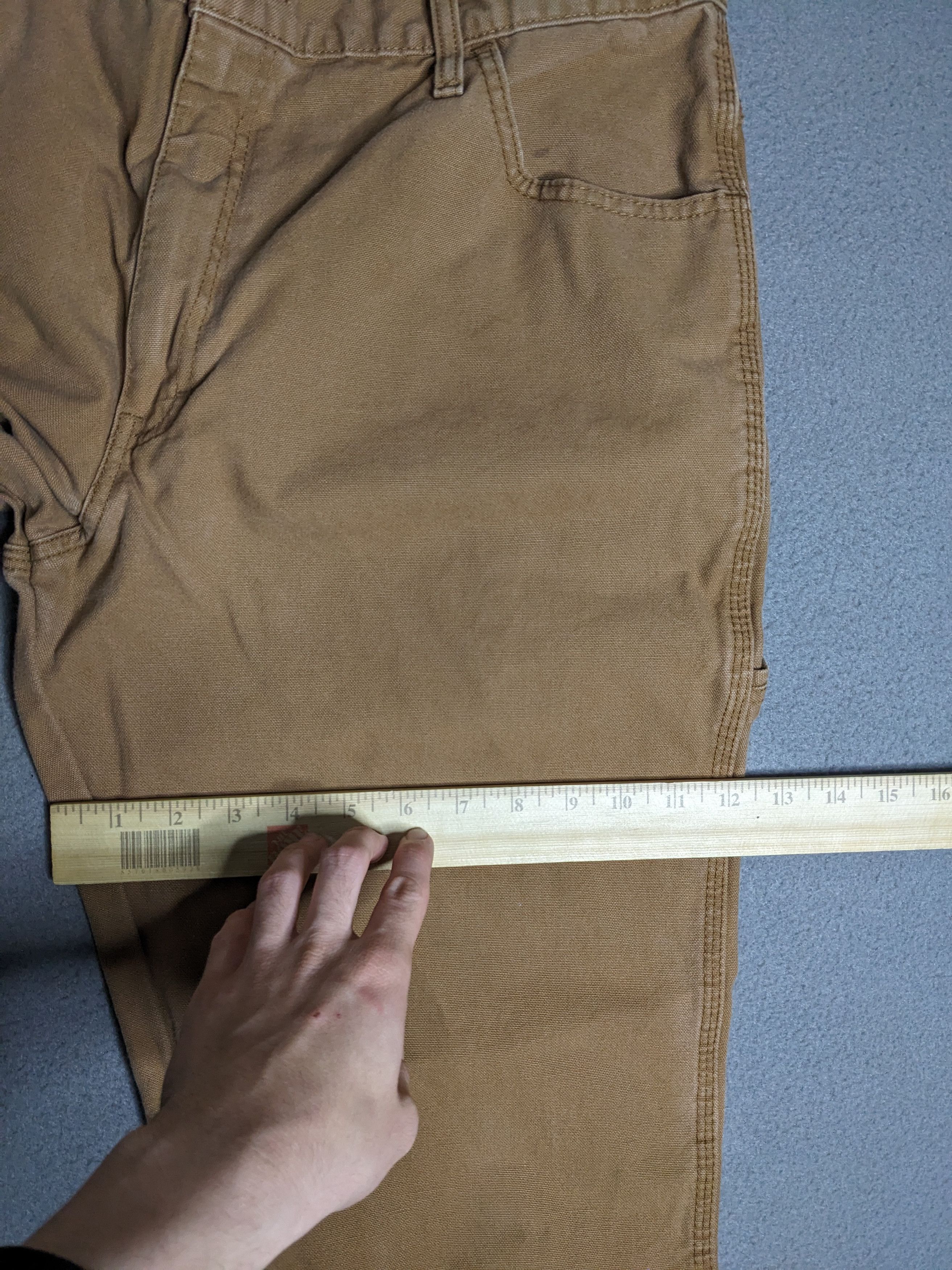 Dickies Dickies Carpenter Pants 35x30 Canvas Distressed Baggy Faded Size US 35 - 14 Thumbnail