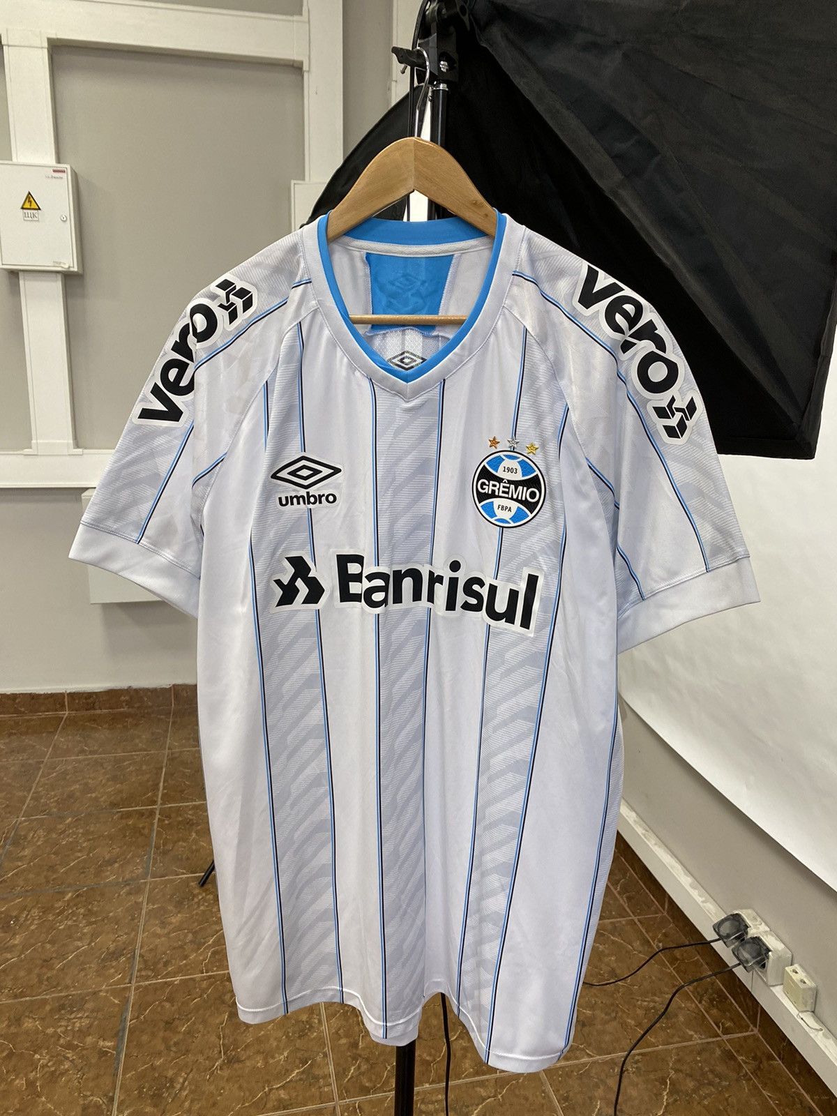 Umbro BNWT Gremio Umbro Home Soccer Football Jersey t-shirt Size US XXL / EU 58 / 5 - 1 Thumbnail