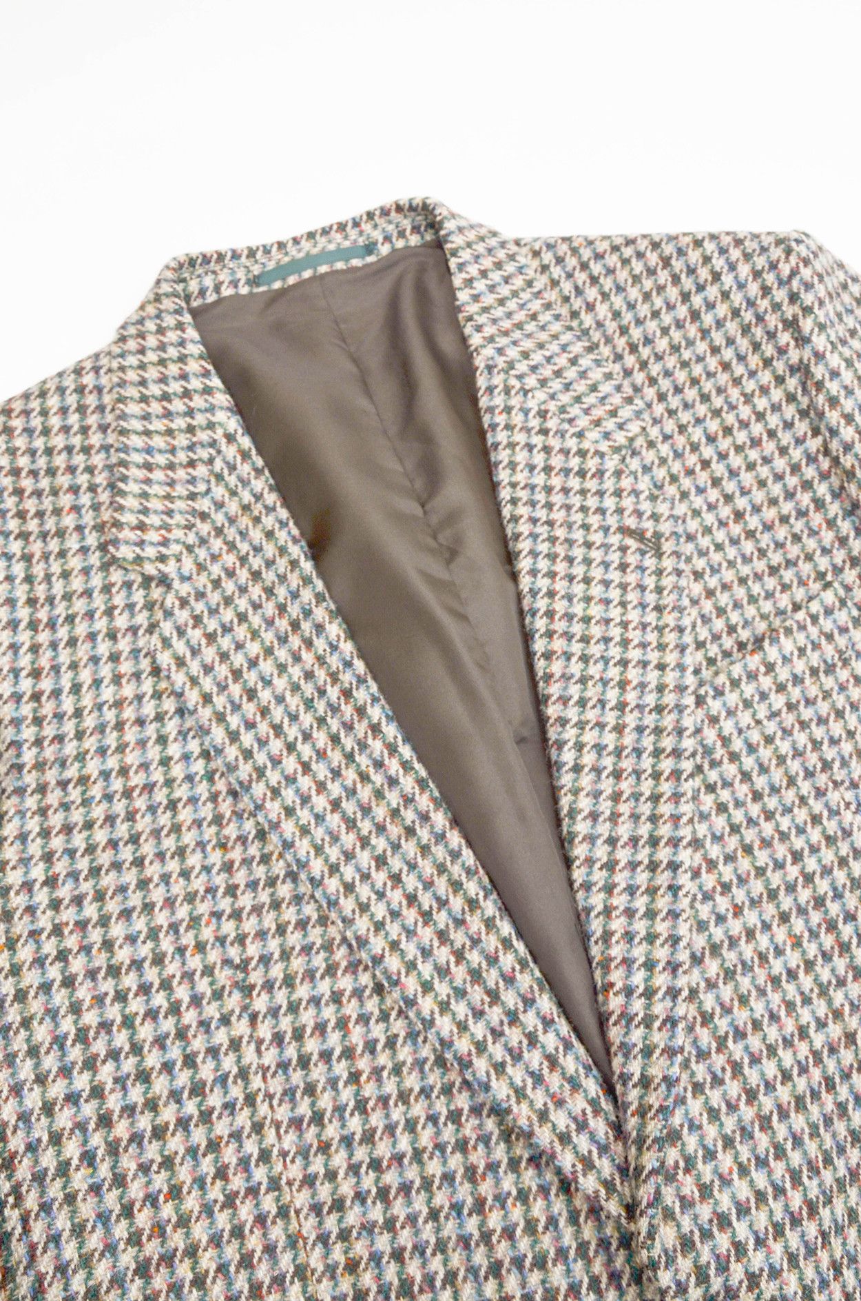Harris Tweed Harris Tweed Vintage British Made Houndstooth Wool Blazer L Size 52R - 7 Thumbnail