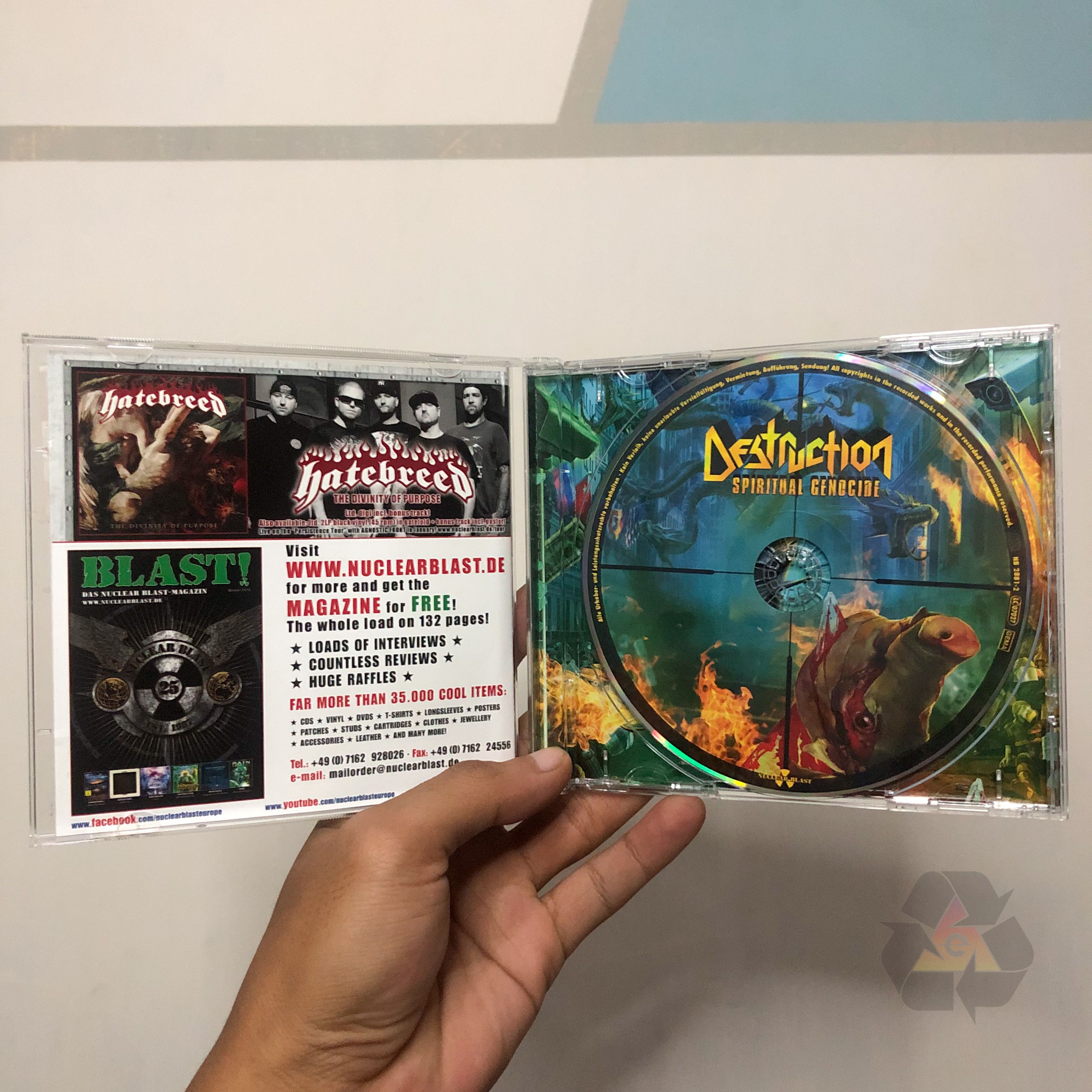 Other CD Destruction Spiral Genocide 2012 Nuclear Blast Size ONE SIZE - 3 Thumbnail