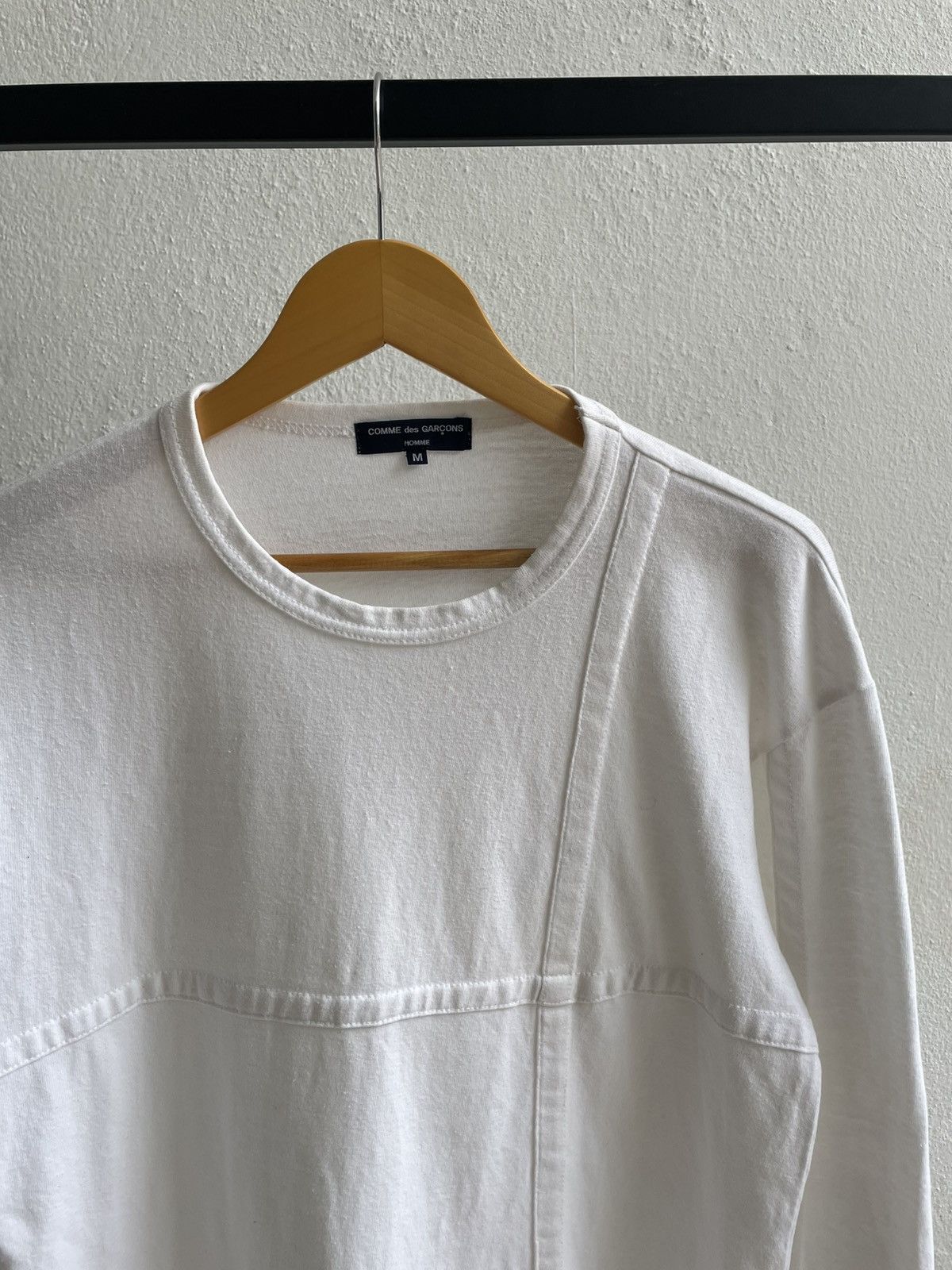 Comme des Garcons Homme Vintage Comme des Garçons Panelled Design Longsleeve Shirts Size US M / EU 48-50 / 2 - 6 Thumbnail