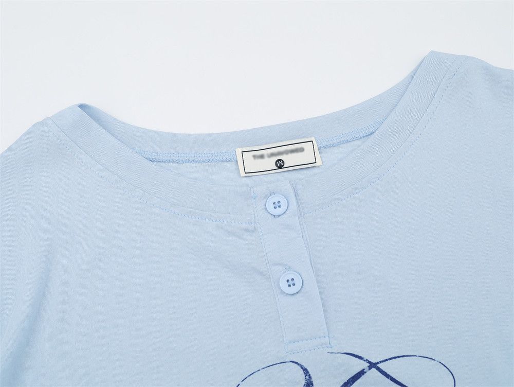 Japanese Brand × Vintage Puppy print drawstring casual loose long-sleeved T-shirt y2k Size US M / EU 48-50 / 2 - 3 Thumbnail