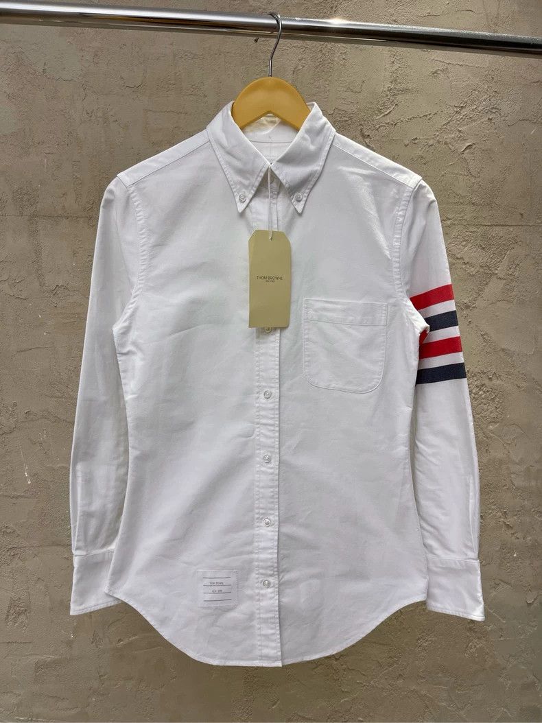 Thom Browne Thom Browne Red and black armband shirt Size XS / US 0-2 / IT 36-38 - 1 Thumbnail