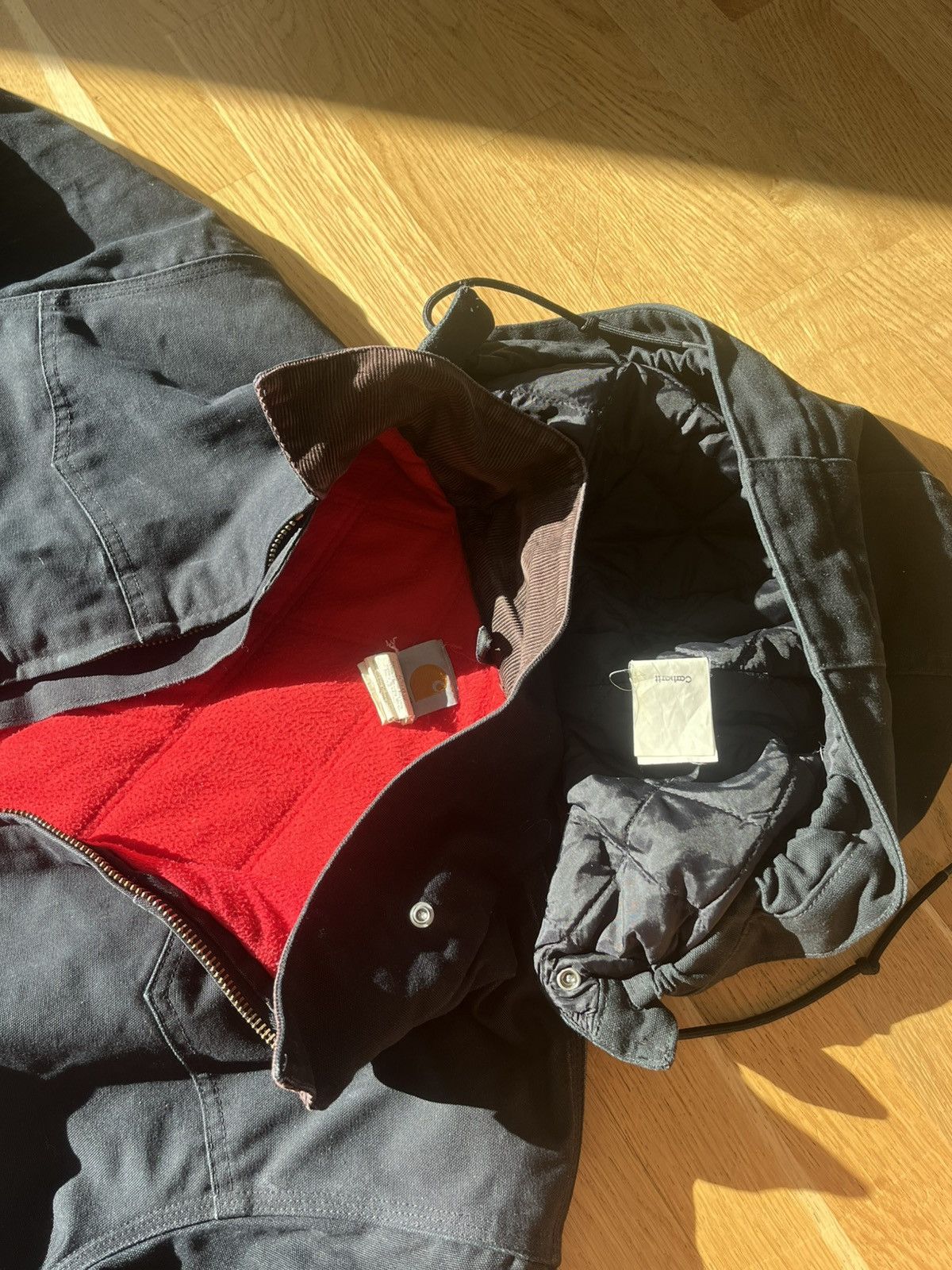 Carhartt vintage j13 Carhartt jacket with removable hood Size US XL / EU 56 / 4 - 2 Thumbnail
