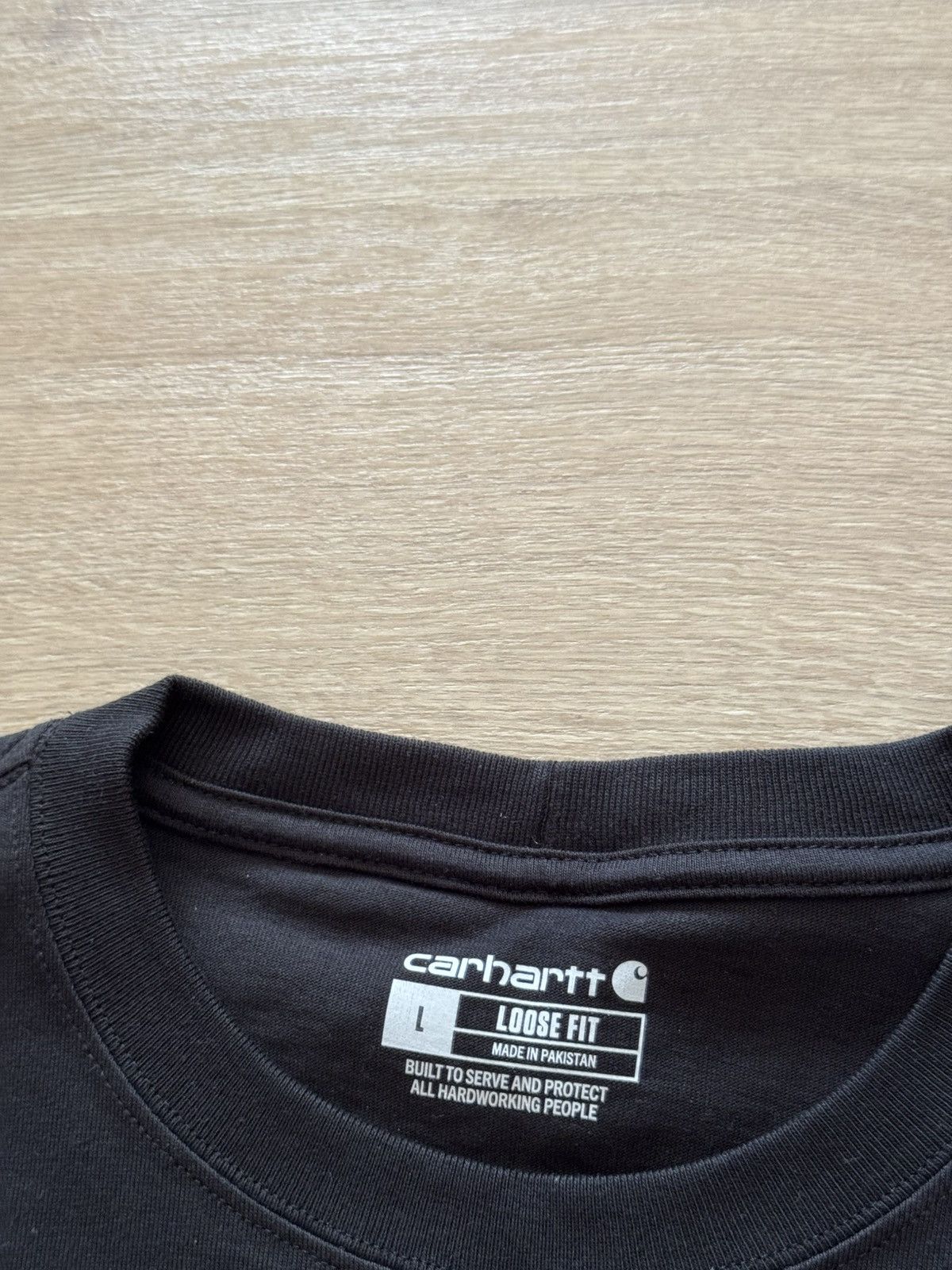 Carhartt Carhartt Wokwear Loose Fit Baggy Black Pocket T-Shirt Size US XL / EU 56 / 4 - 4 Thumbnail
