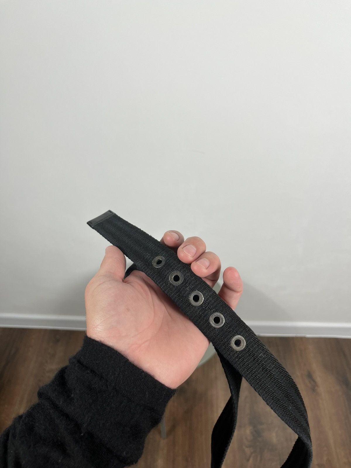Diesel × Vintage Diesel Stretch Canvas Belt with Leather Trim Italy Size ONE SIZE - 9 Thumbnail