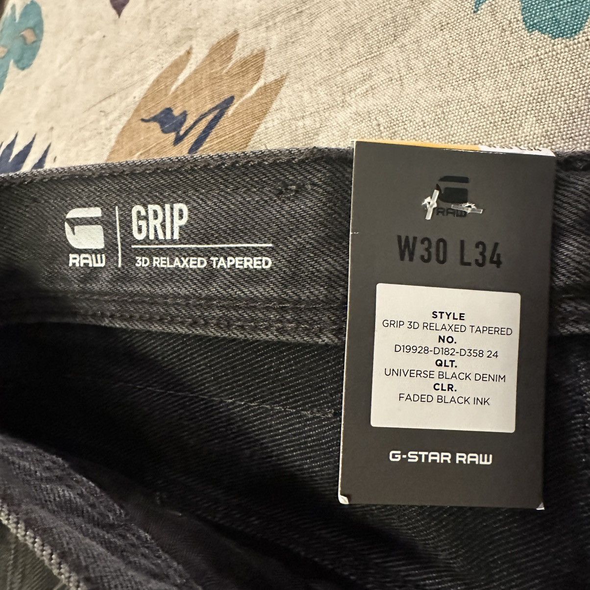 G-Star NWT G-Star Raw Men's Grip 3D Relaxed Tapered Jeans Size US 30 / EU 46 - 6 Thumbnail