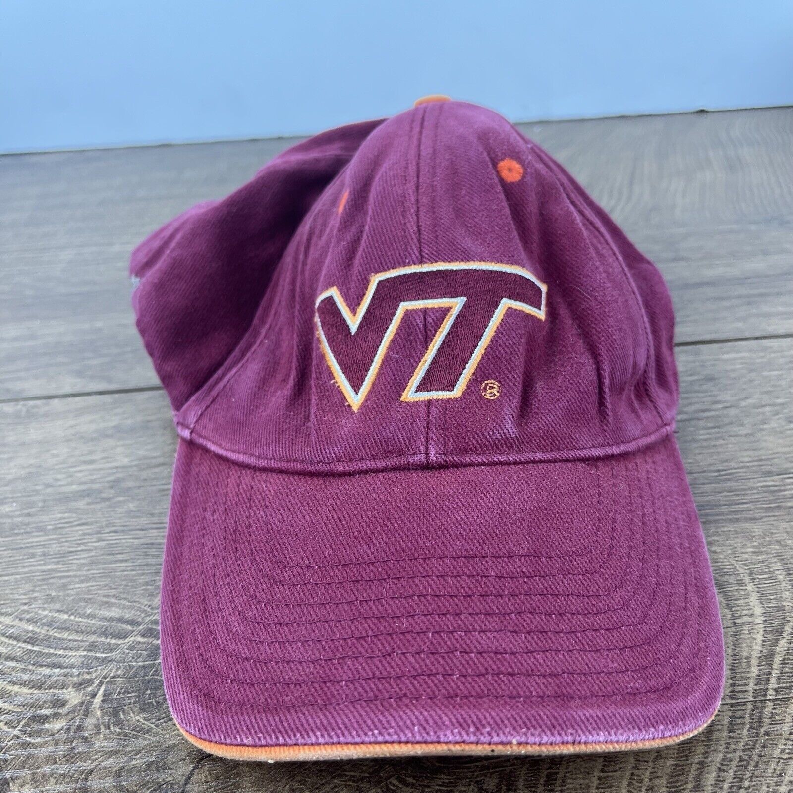 Other Virginia Tech Hokies Hat VT Tech Hokies Adjustable Hat Red H Size ONE SIZE - 1 Thumbnail