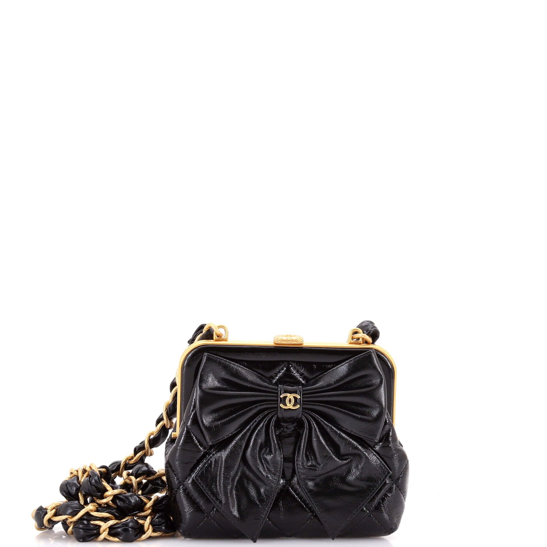 Chanel Bow Frame Clutch With Chain Size ONE SIZE - 1 Thumbnail