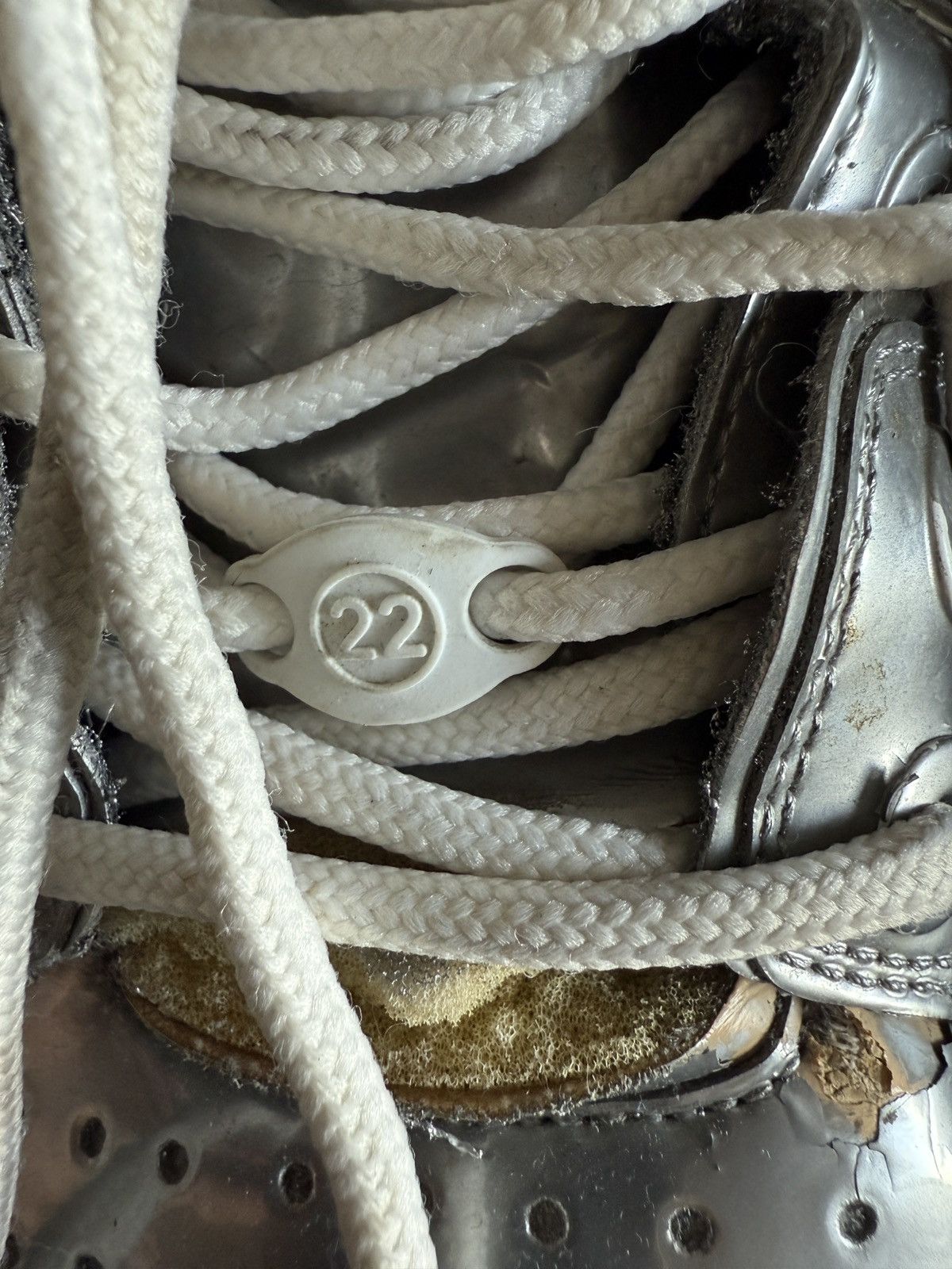 Maison Margiela Maison Margiela Runway Silver Chunky Sneaker Size 43 (US 10) Size US 10 / EU 43 - 7 Thumbnail
