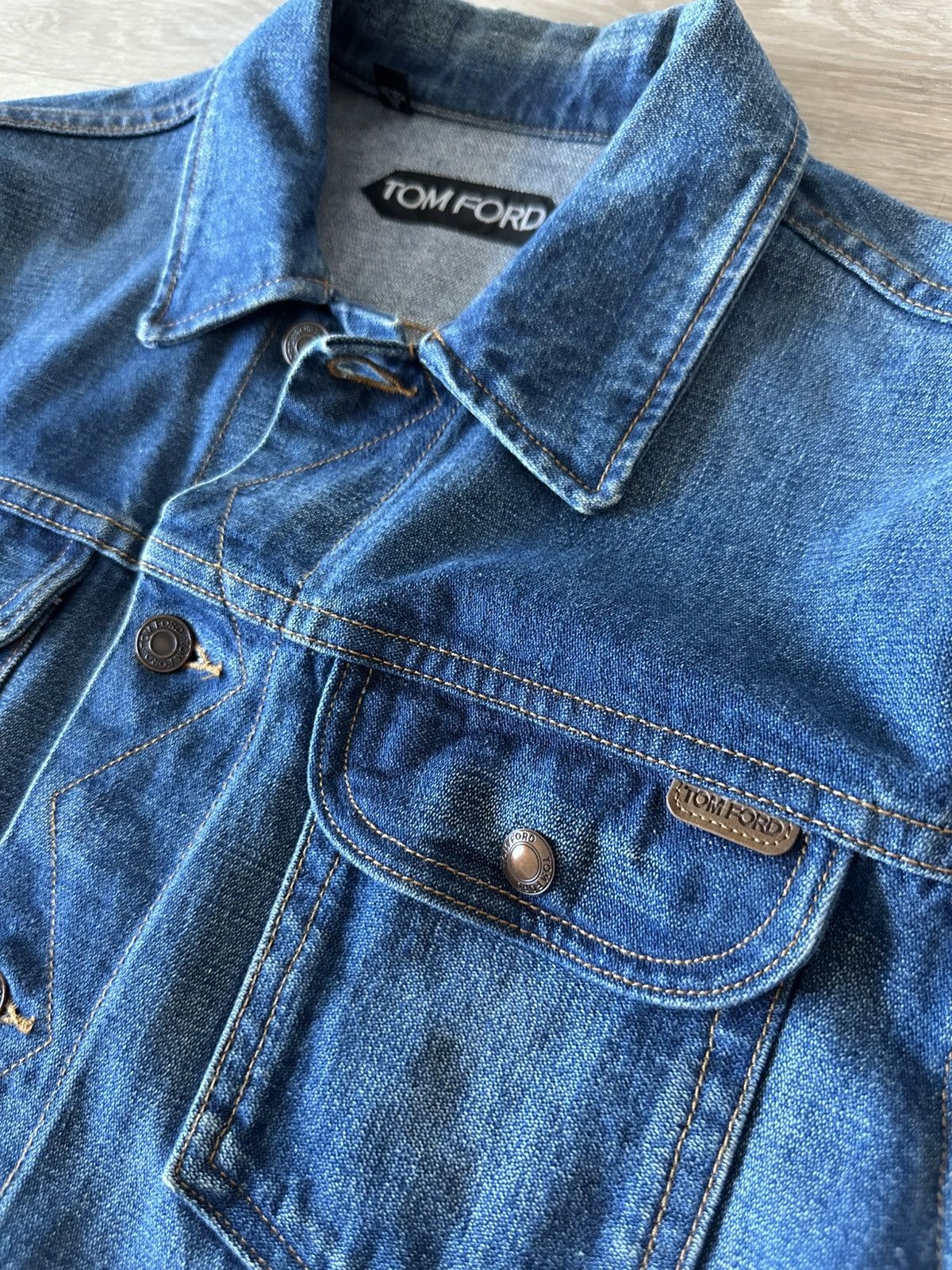 Tom Ford Tom Ford Selvedge Denim Jacket Size US L / EU 52-54 / 3 - 3 Thumbnail