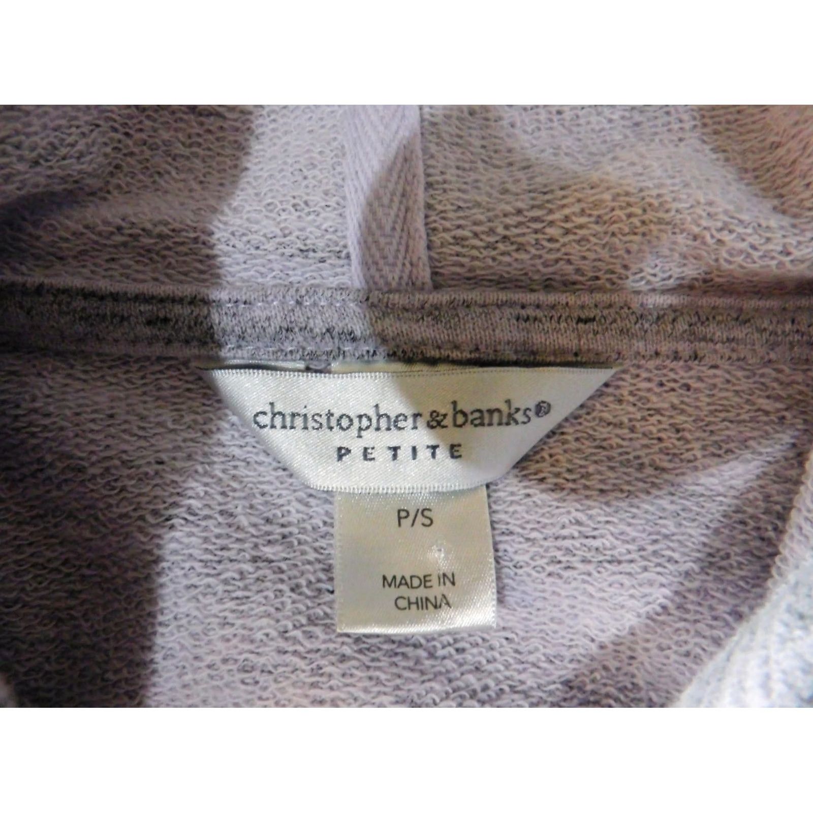 Vintage Christopher & Banks Womens Sweater Small petites Purple Pullover Hoodie Crew Neck Long Sleeve Beginner Size S / US 4 / IT 40 - 5 Thumbnail