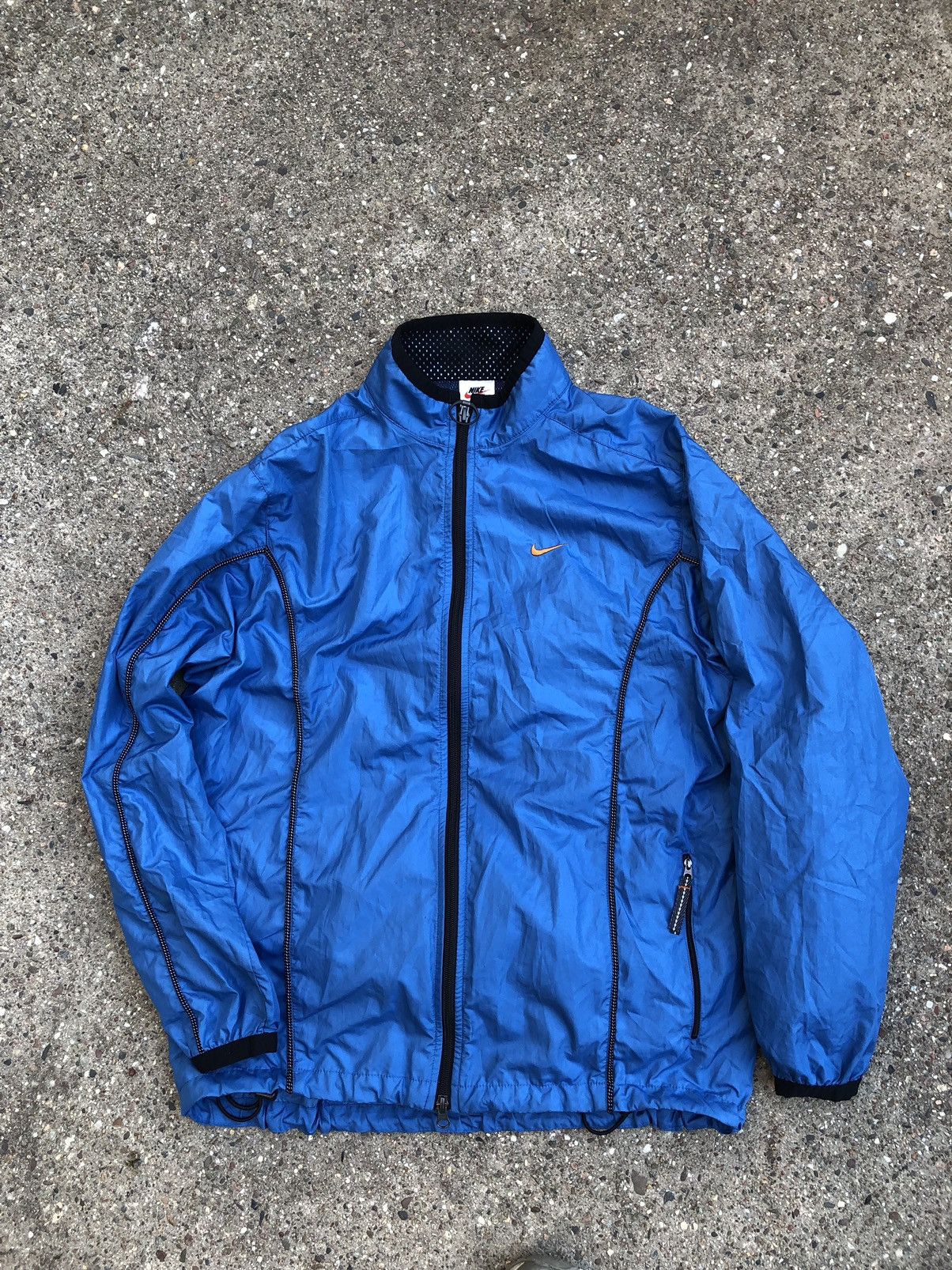 Nike × Vintage Nike Vintage Nylon Zip Jacket Size US L / EU 52-54 / 3 - 1 Thumbnail