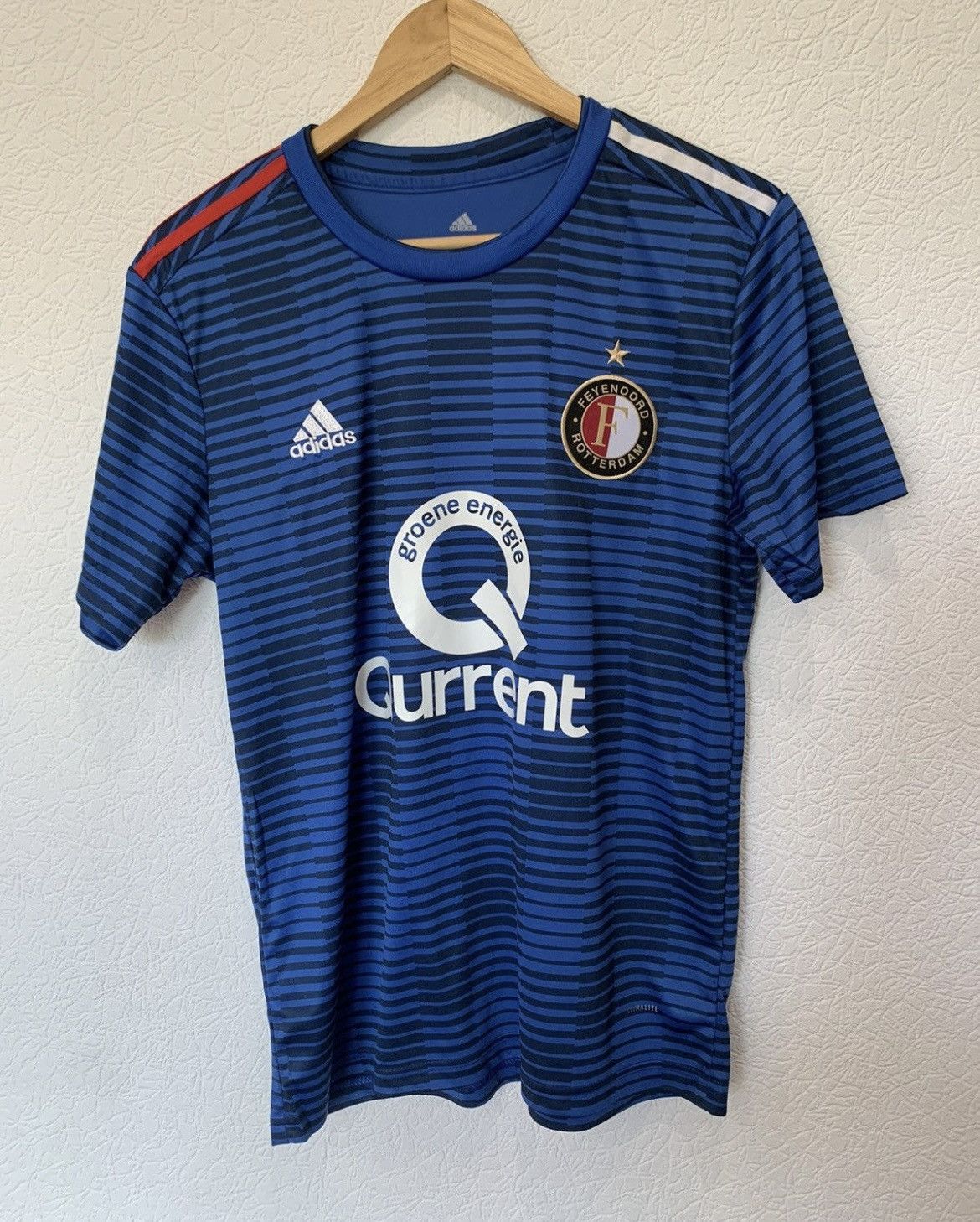 Adidas CLASIE FEYENOORD ADIDAS 2018/2019 AWAY KIT SOCCER JERSEY Size US S / EU 44-46 / 1 - 1 Thumbnail
