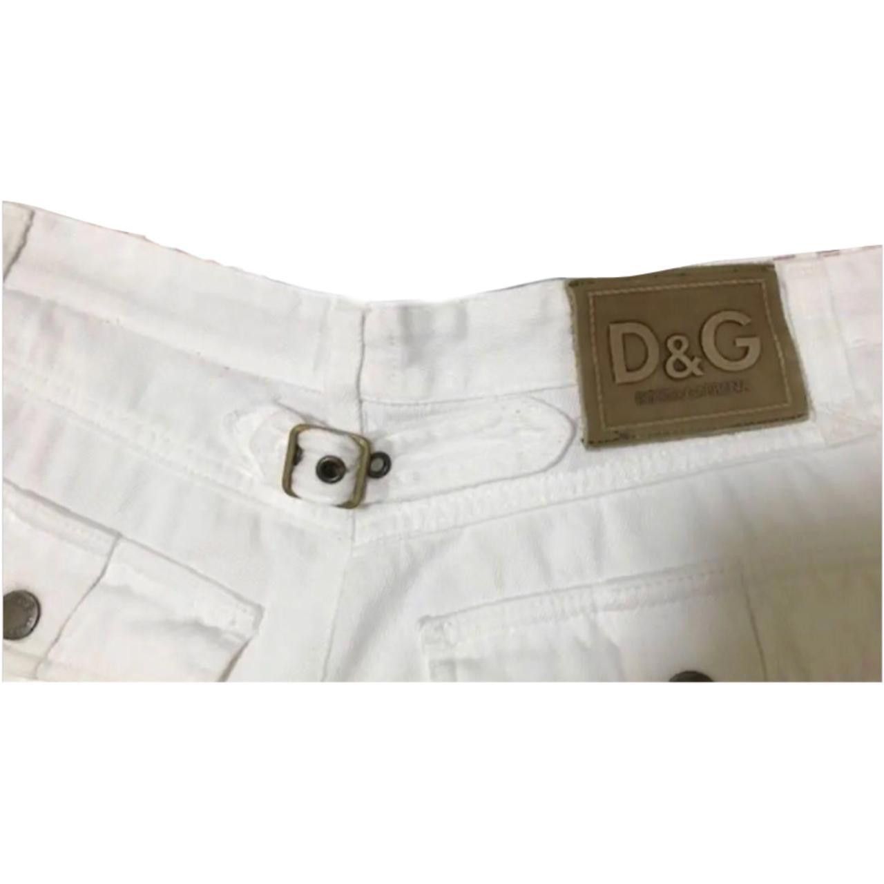 Dolce & Gabbana Dolce & Gabbana Cargo Utility Denim Wide Leg Pants Size 32" / US 10 / IT 46 - 7 Thumbnail