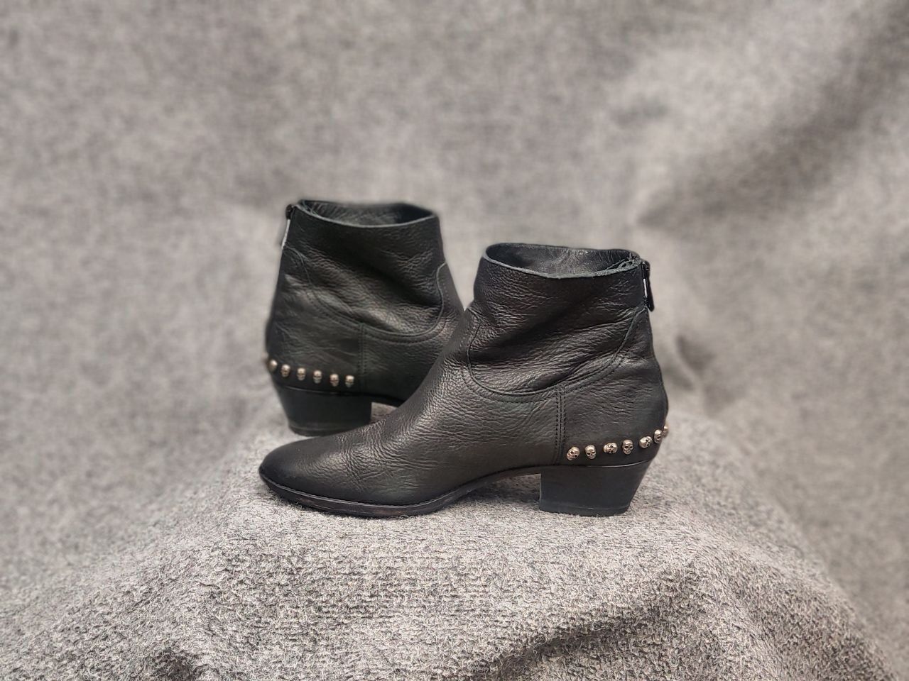 Zadig Voltaire Design Zipper leather ankle women Boots