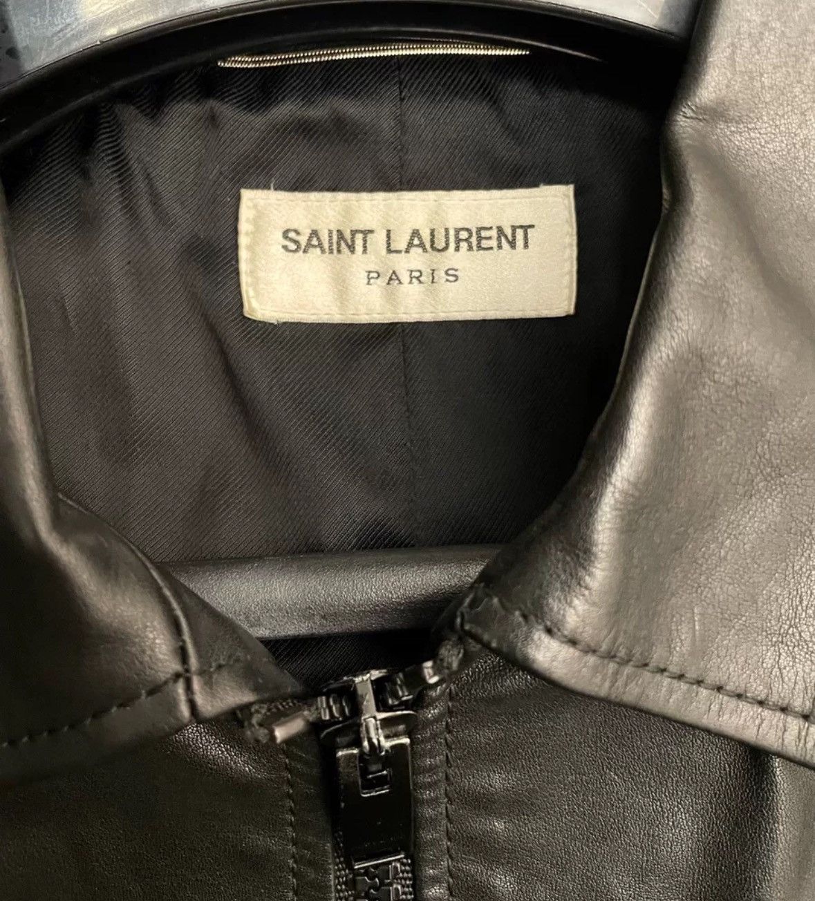 Saint Laurent Paris × Yves Saint Laurent Saint Laurent SLP genuine 15 spring/summer leather jacket Size US M / EU 48-50 / 2 - 3 Thumbnail