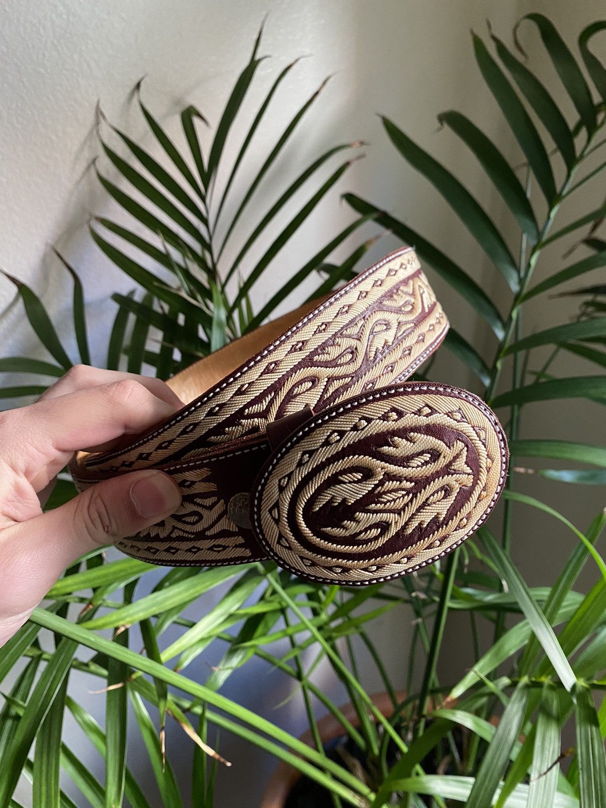 image of Vintage 1 Of 1 Belt in Brown, Men's (Size 34)