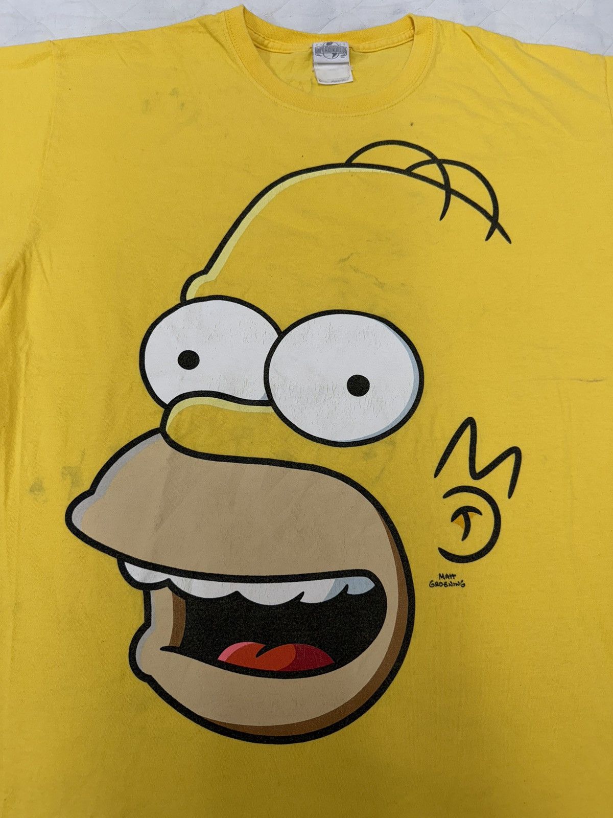 The Simpsons Vintage Y2k Homer Simpson "Big Head" Tee Size US L / EU 52-54 / 3 - 2 Thumbnail
