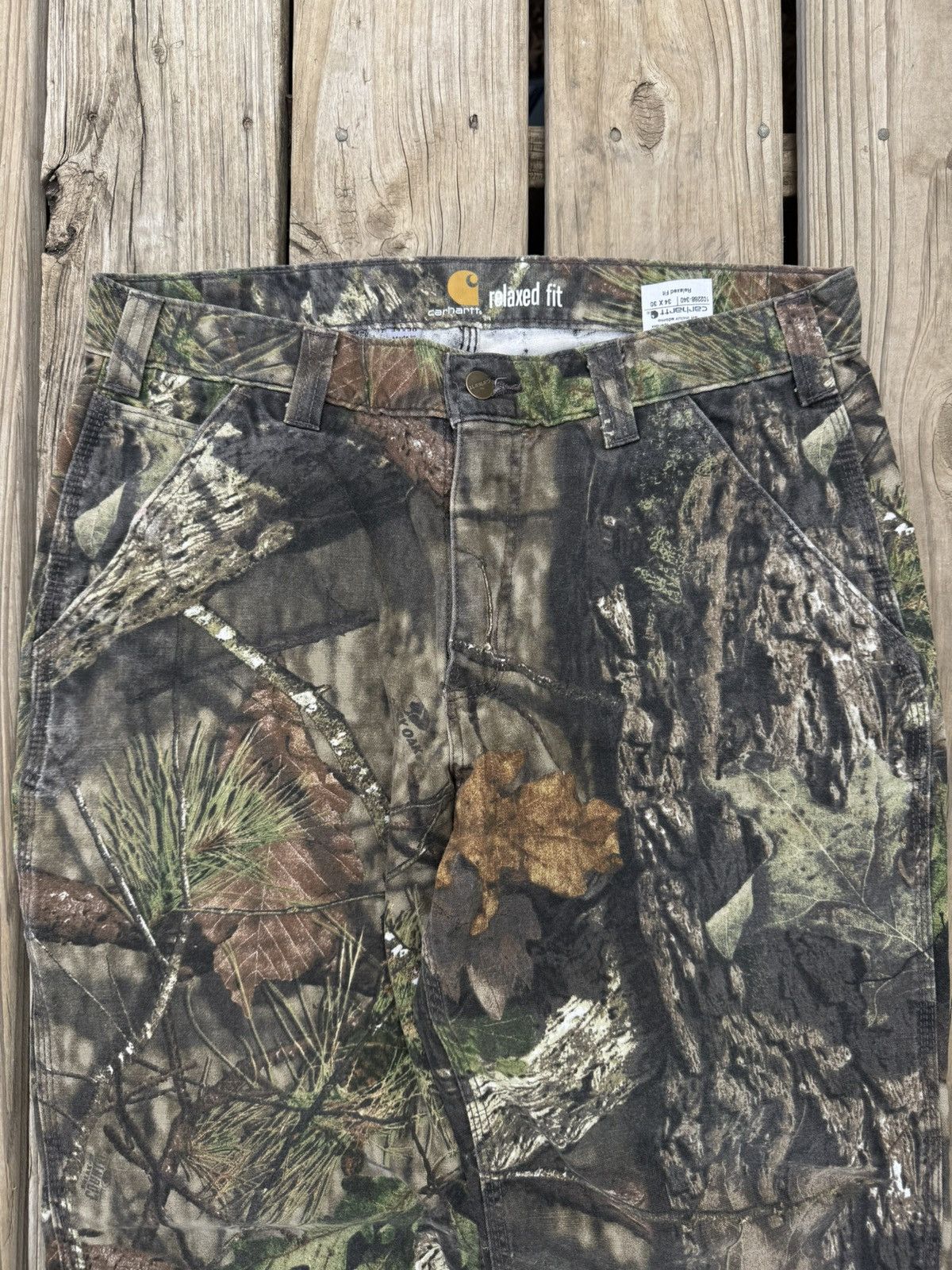 Carhartt Vintage Carhartt Realtree Carpenter Pants Size US 34 / EU 50 - 2 Thumbnail