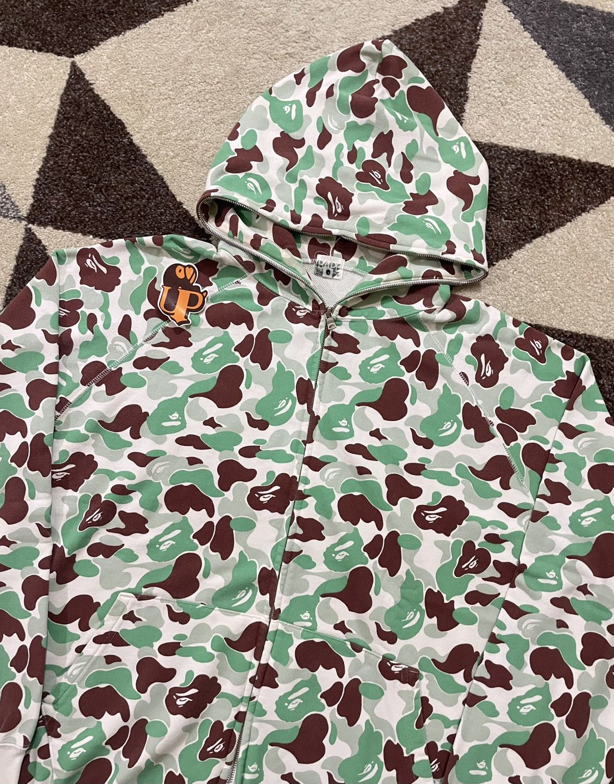 Bape OG Bape Exlusive Sendai Camo Fullzip Hoodie Size US L / EU 52-54 / 3 - 4 Thumbnail