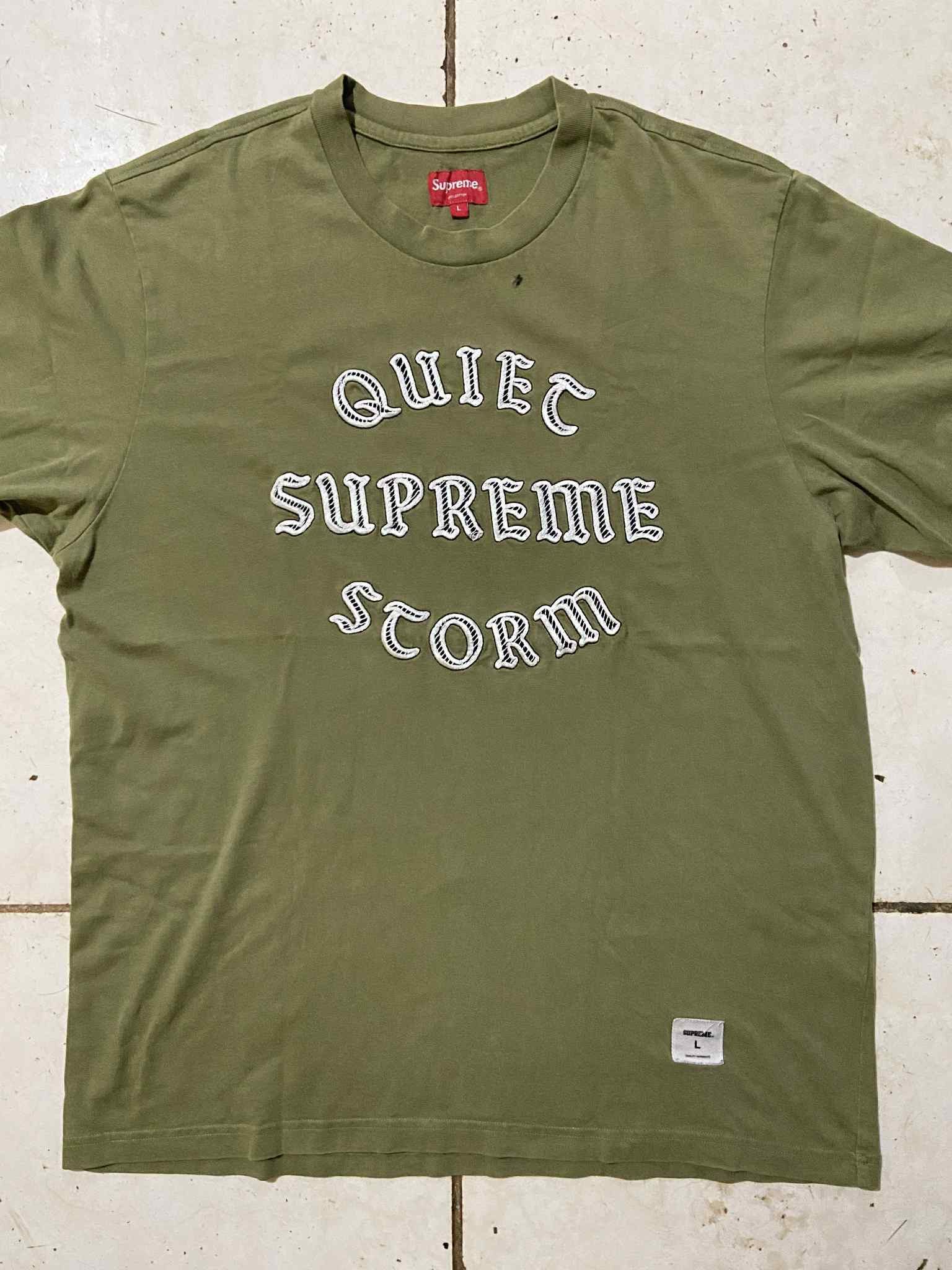 Supreme Supreme Quiet Storm Tee Size US L / EU 52-54 / 3 - 1 Thumbnail