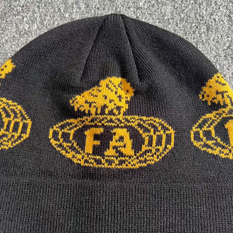 Fucking Awesome Fucking Awesome FA "Flea the World" Knit Beanie Q7 Size ONE SIZE - 2 Thumbnail