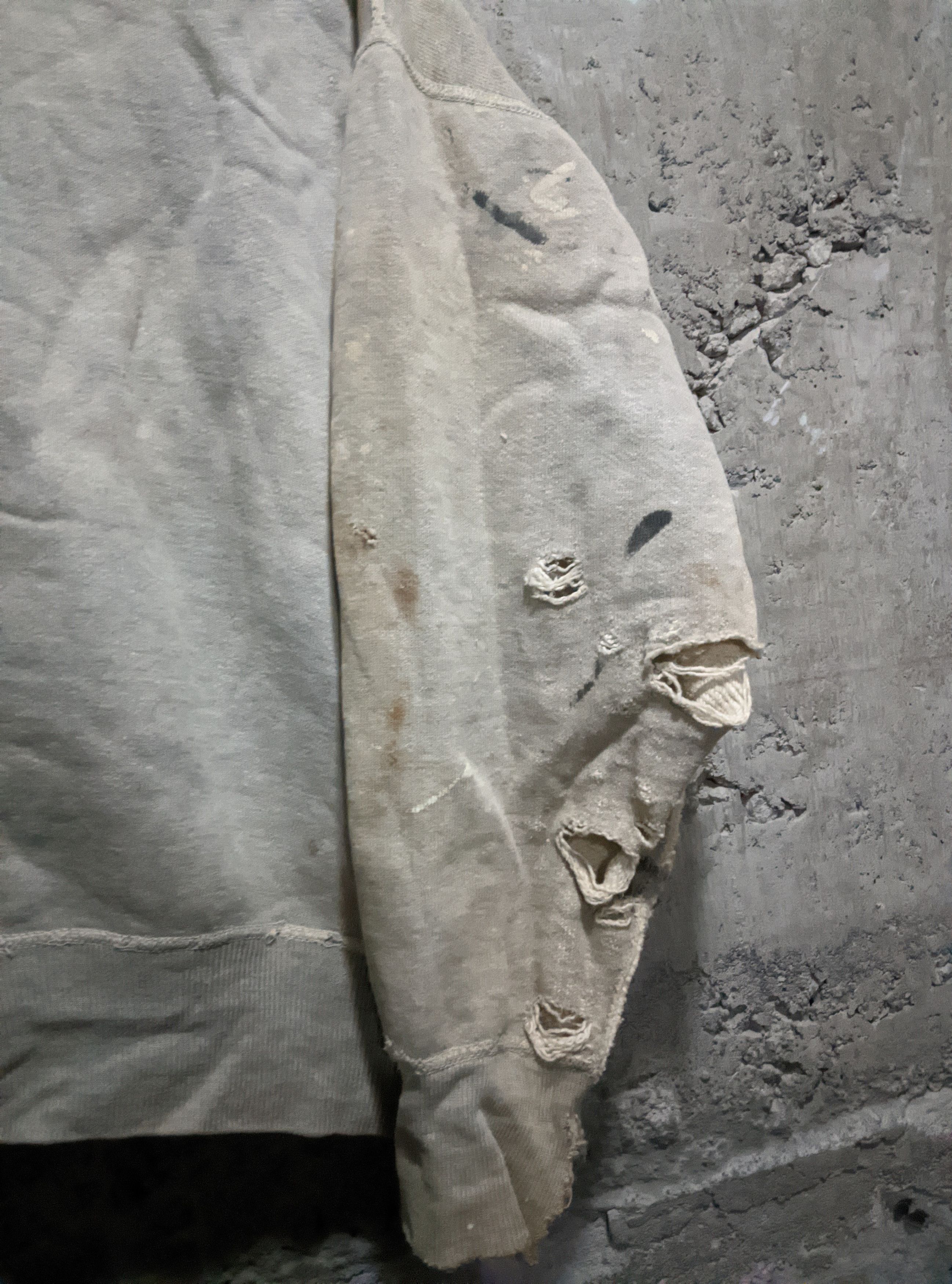 Vintage Vintage 40s destroyed single v sweatshirt afterhood Size US L / EU 52-54 / 3 - 9 Thumbnail