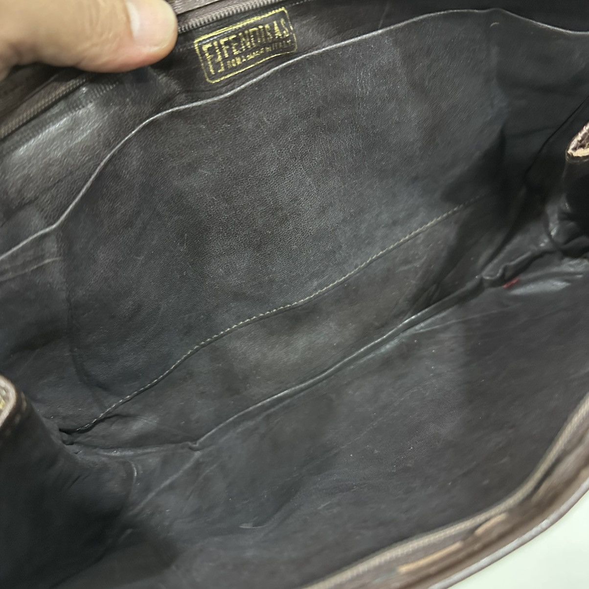 Fendi ‼️YES‼️ VINTAGE FENDI ZUCCA CLUTCH BAG Size ONE SIZE - 9 Thumbnail