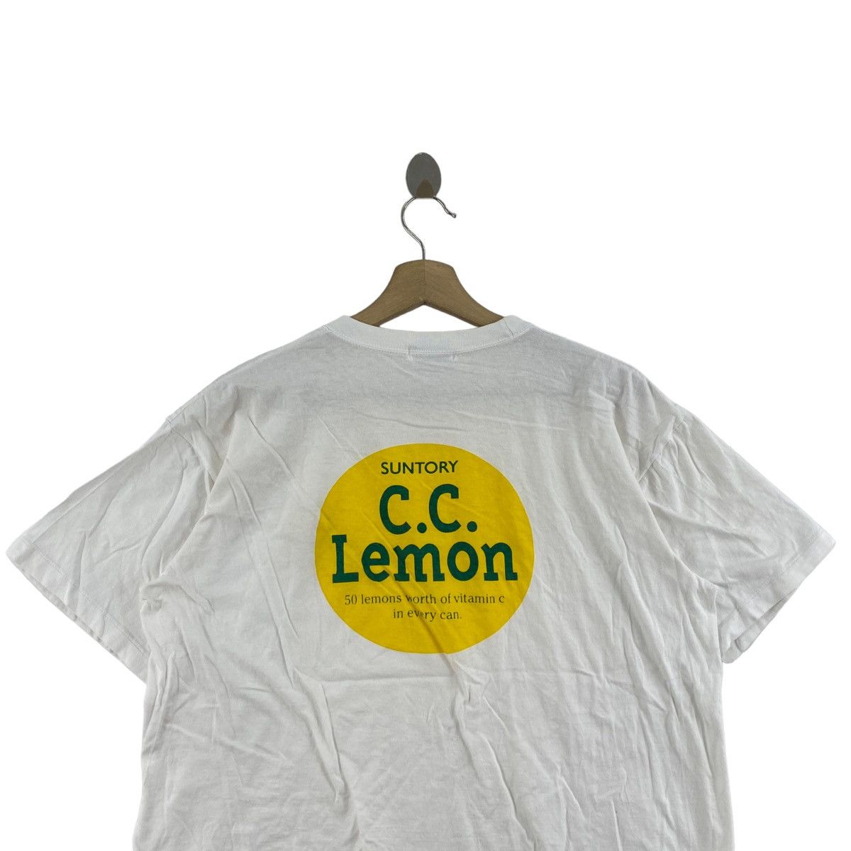Vintage Vintage SUNTORY CC LEMON Drinks Advertisment Print White Size US M / EU 48-50 / 2 - 2 Thumbnail