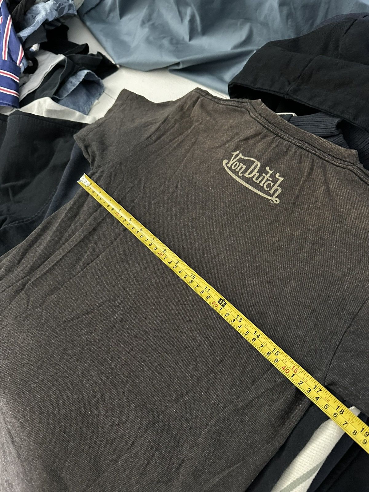 Vintage × Von Dutch 🚨Y2K VON DUTCH patchwork skull Y2K distressed style tee Size US S / EU 44-46 / 1 - 13 Thumbnail