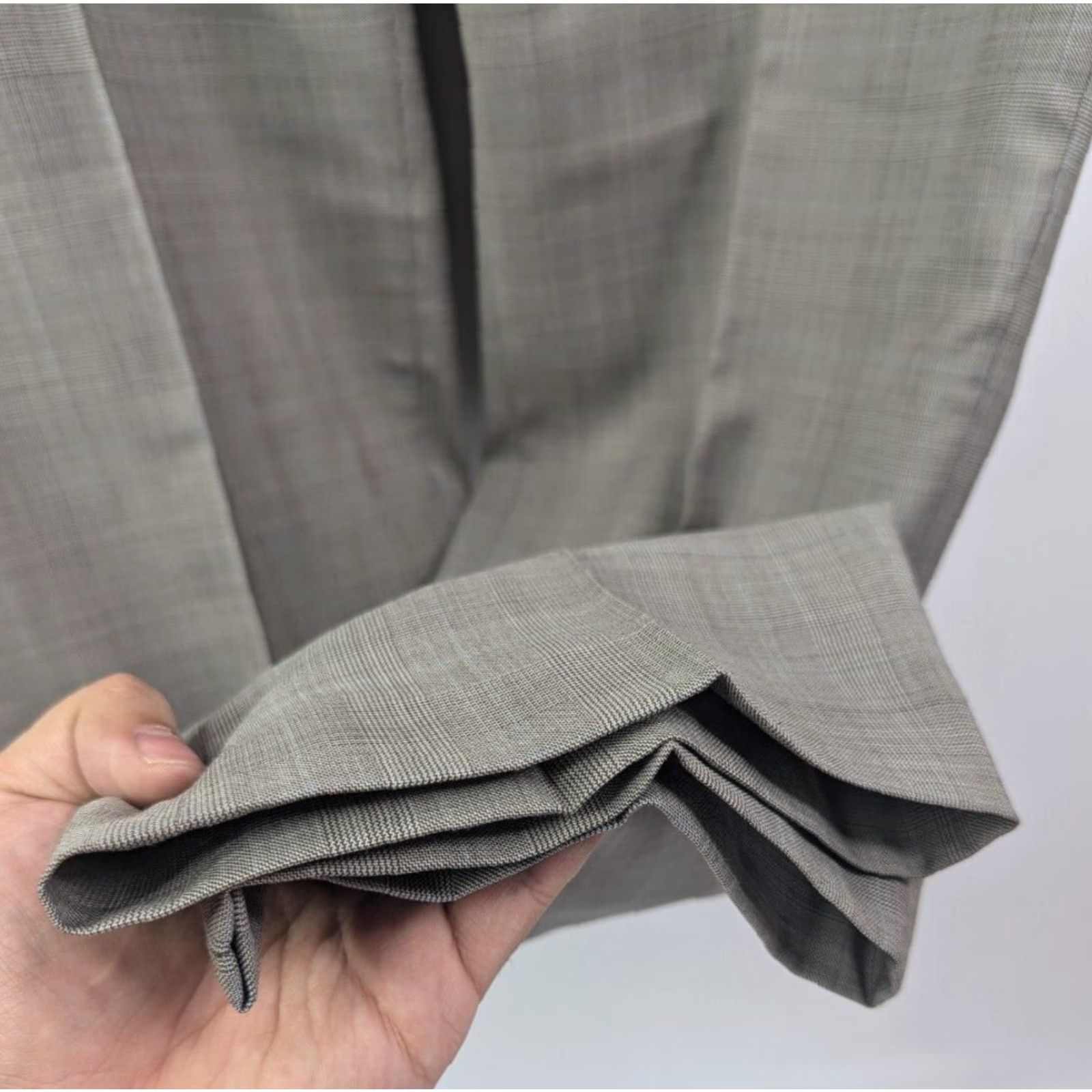 Ralph Lauren Lauren Ralph Lauren Dress Pants Men's 36x34 Taupe Wool Slacks Formal Work Preppy Size US 36 / EU 52 - 2 Thumbnail