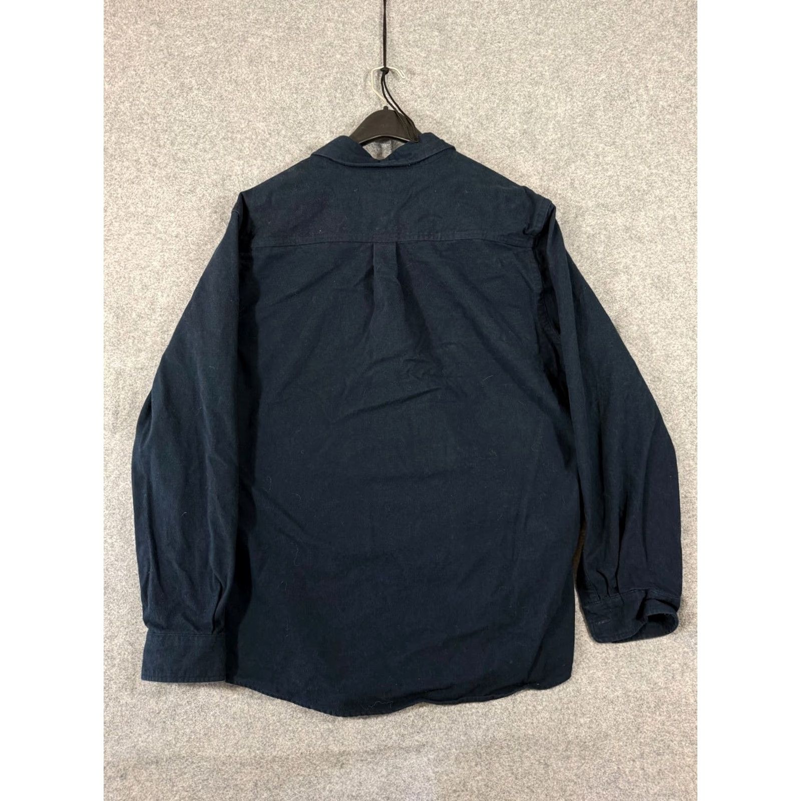Vintage Woolrich Shirt Mens L Navy Blue Chamois Flannel Button Up Western Long Sleeve Pockets Regular Fit Casual Outdoor Western 100% Cotton Size US L / EU 52-54 / 3 - 7 Thumbnail