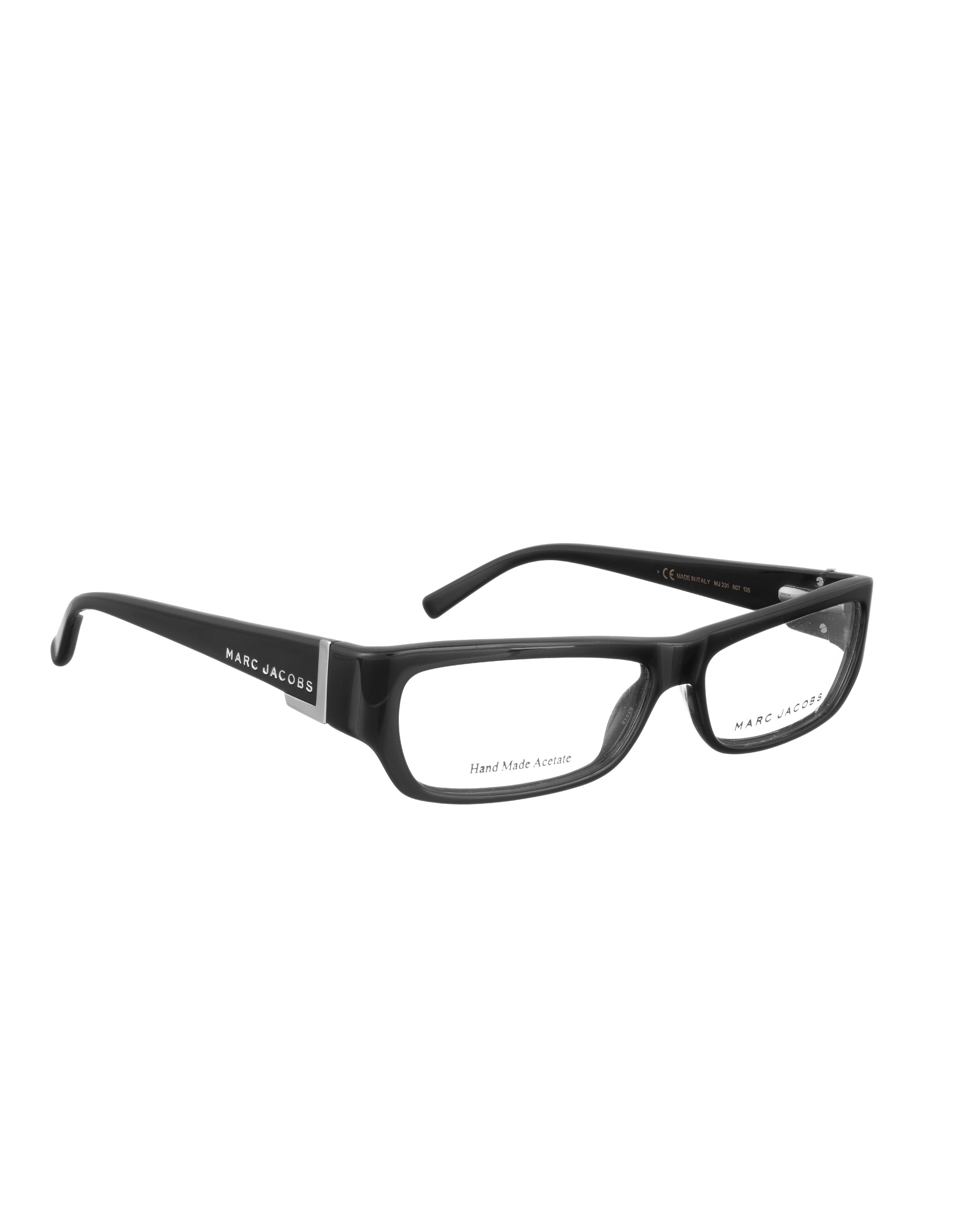 Marc Jacobs Marc Jacobs 90s Black Glasses with Silver Logo Size ONE SIZE - 3 Thumbnail