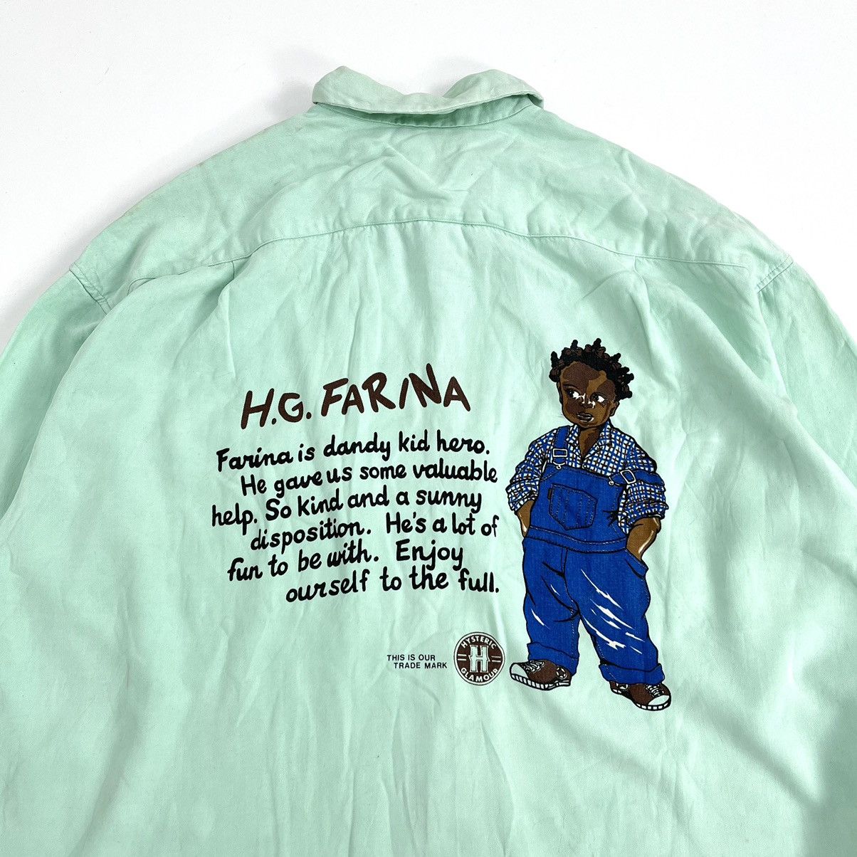 Hysteric Glamour 1980s Vintage Hysteric Glamour Farina Poem Printed Shirt Size US L / EU 52-54 / 3 - 2 Thumbnail