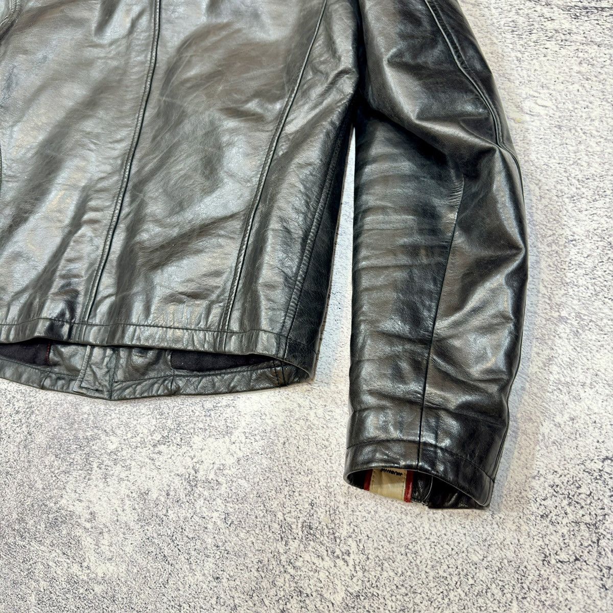 Strellson Strellson Mens Leather Jacket Wool Lining 48 size M Size US M / EU 48-50 / 2 - 8 Thumbnail