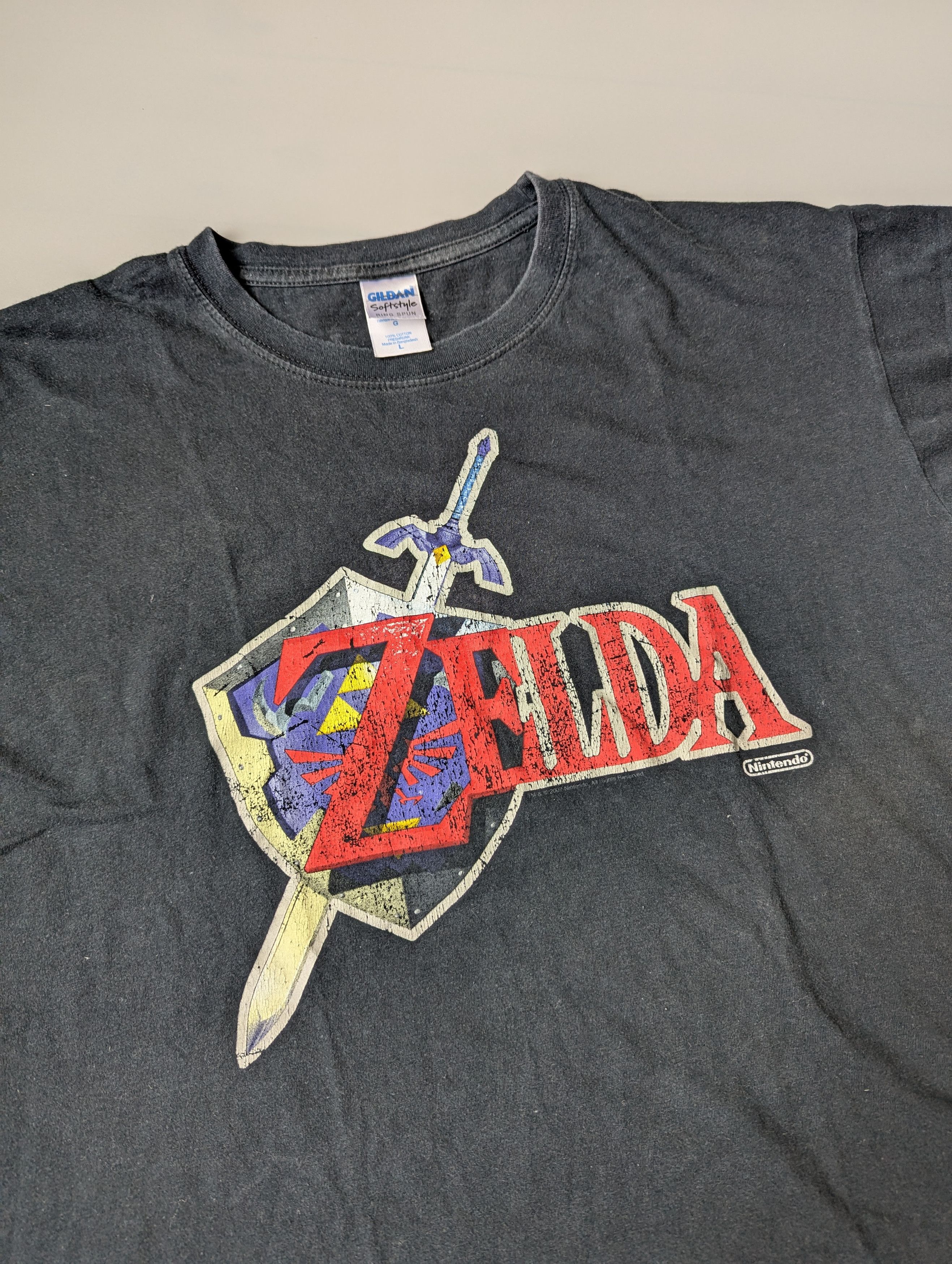 Nintendo The Legend Of Zelda Black T shirt Size L Vintage 2007 Size US L / EU 52-54 / 3 - 2 Thumbnail