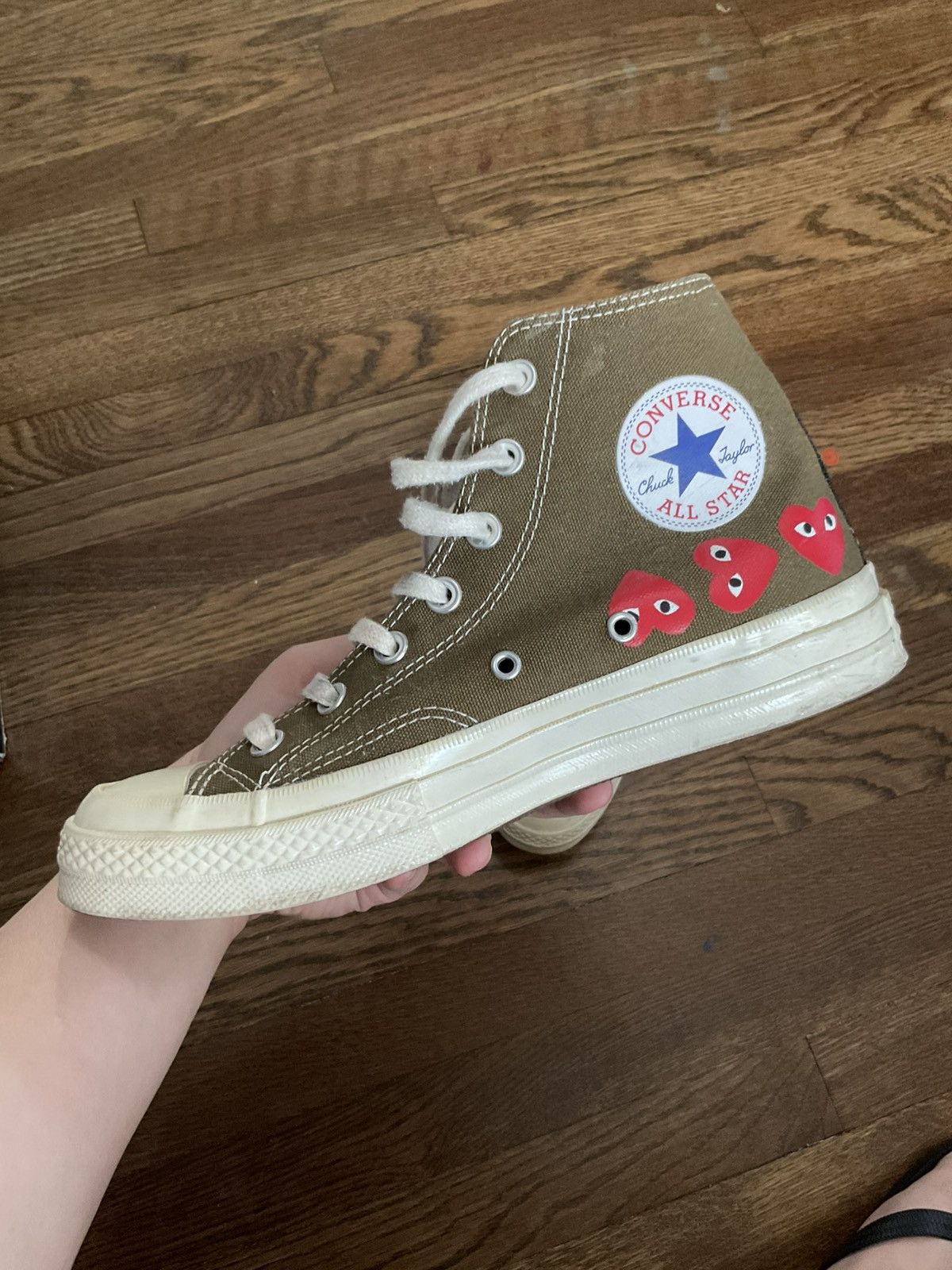 Comme des Garcons PLAY × Converse Converse x comme des garçons play Size US 6 / EU 39 - 3 Thumbnail