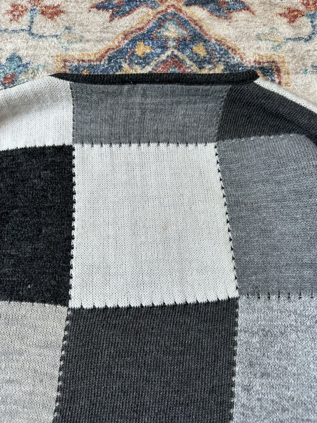 Vintage Vintage Jessie Greyscale Colour Blocking Sweater Large Size L / US 10 / IT 46 - 5 Thumbnail