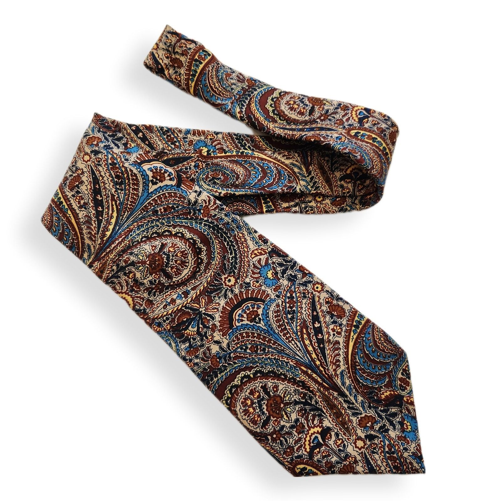 Liberty London Classic Liberty Of London Tie Silk Paisley 60s Vintage Size ONE SIZE - 1 Thumbnail